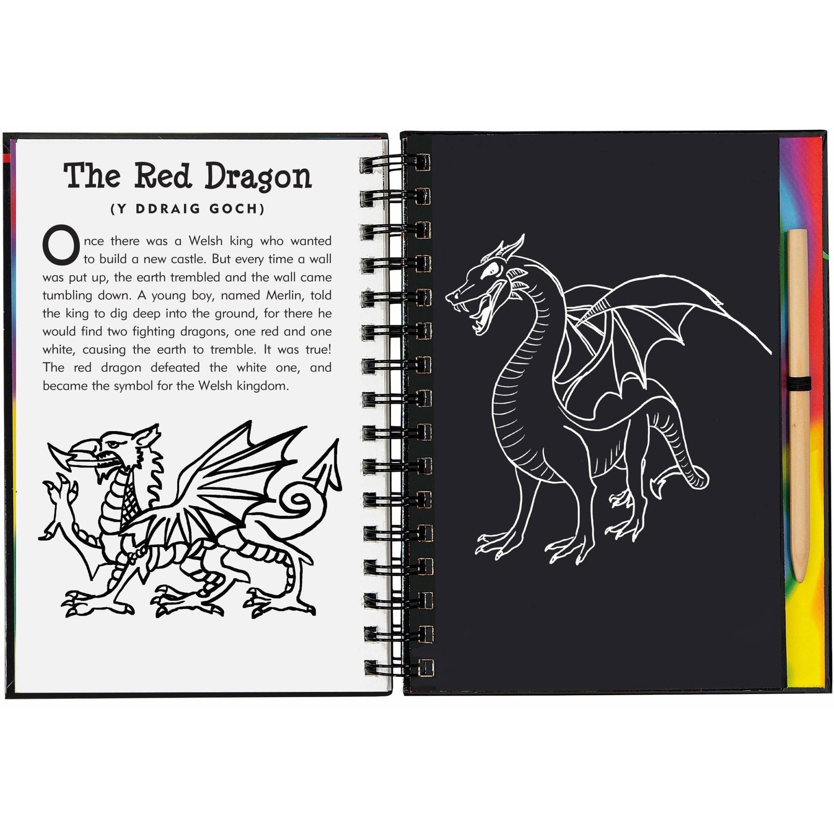 Scratch & Sketch, Dragons & Mythical Creatures (Trace-Along)