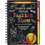 Peter Pauper Press Scratch & Sketch, Fashion Show (Trace-Along)