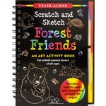 Peter Pauper Press Scratch & Sketch, Forest Friends (Trace-Along)