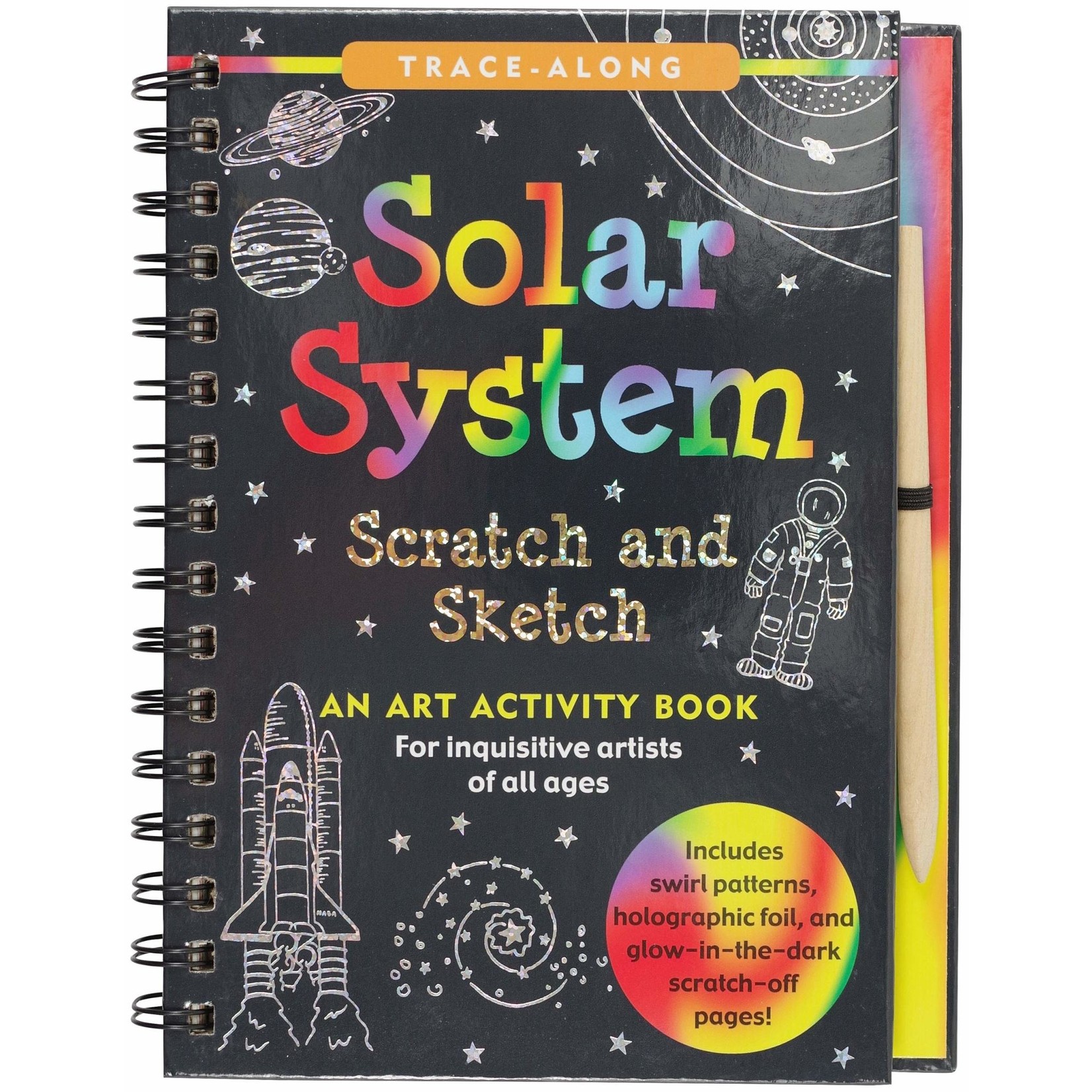 Peter Pauper Press Scratch & Sketch, Solar System (Trace-Along)