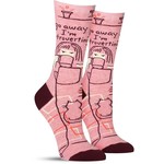 Blue Q Go Away, I'm Introverting - Crew Socks
