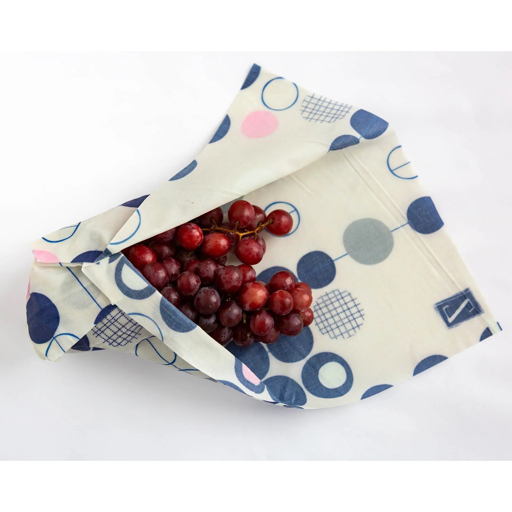 Hemoton 5 Sheets Reusable Food Grade Beeswax Food Wrap Preservation Wrapper  Cloth for Home Restaurant