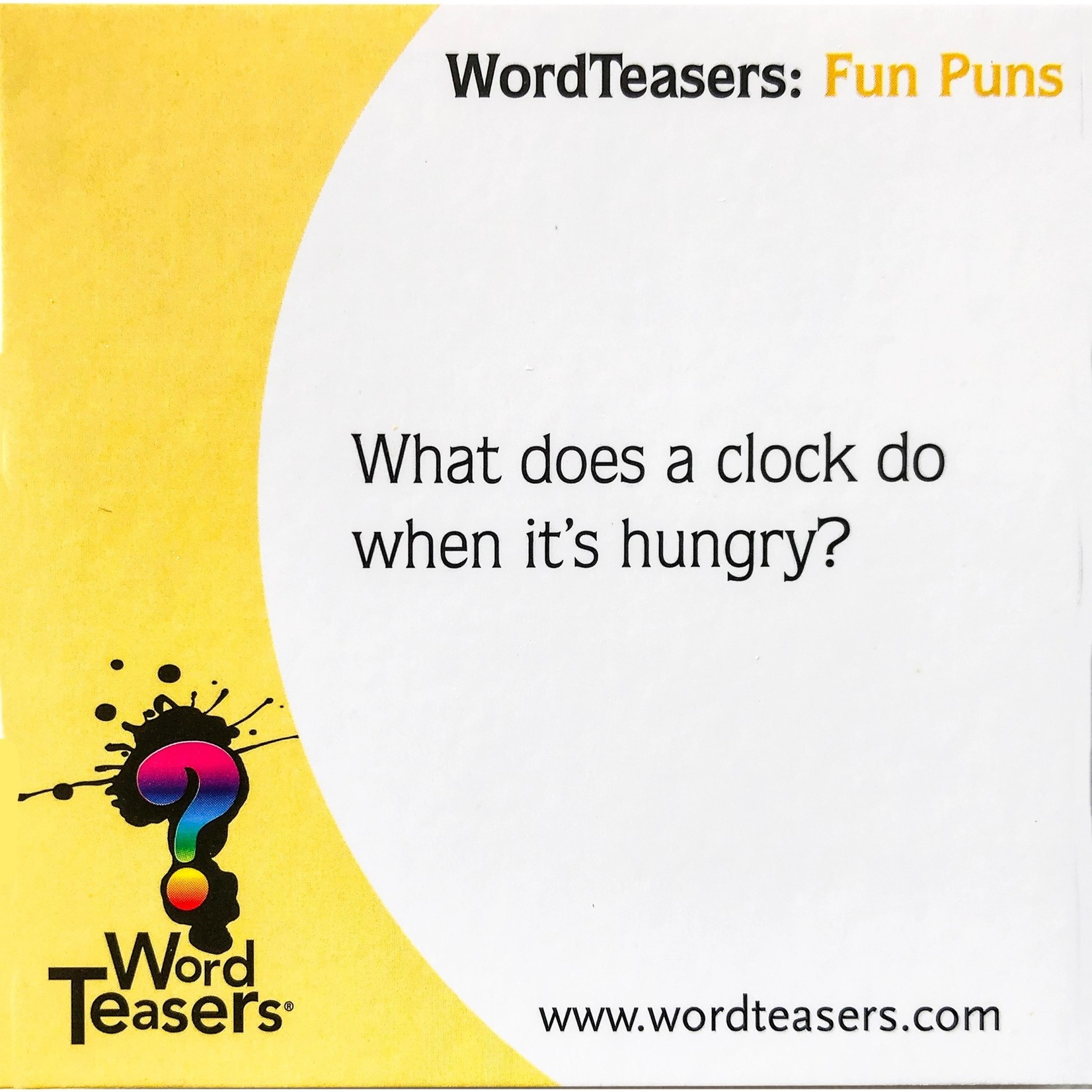 Fun Puns WordTeasers 7+