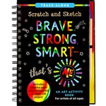 Peter Pauper Press Scratch & Sketch: Brave, Strong, Smart