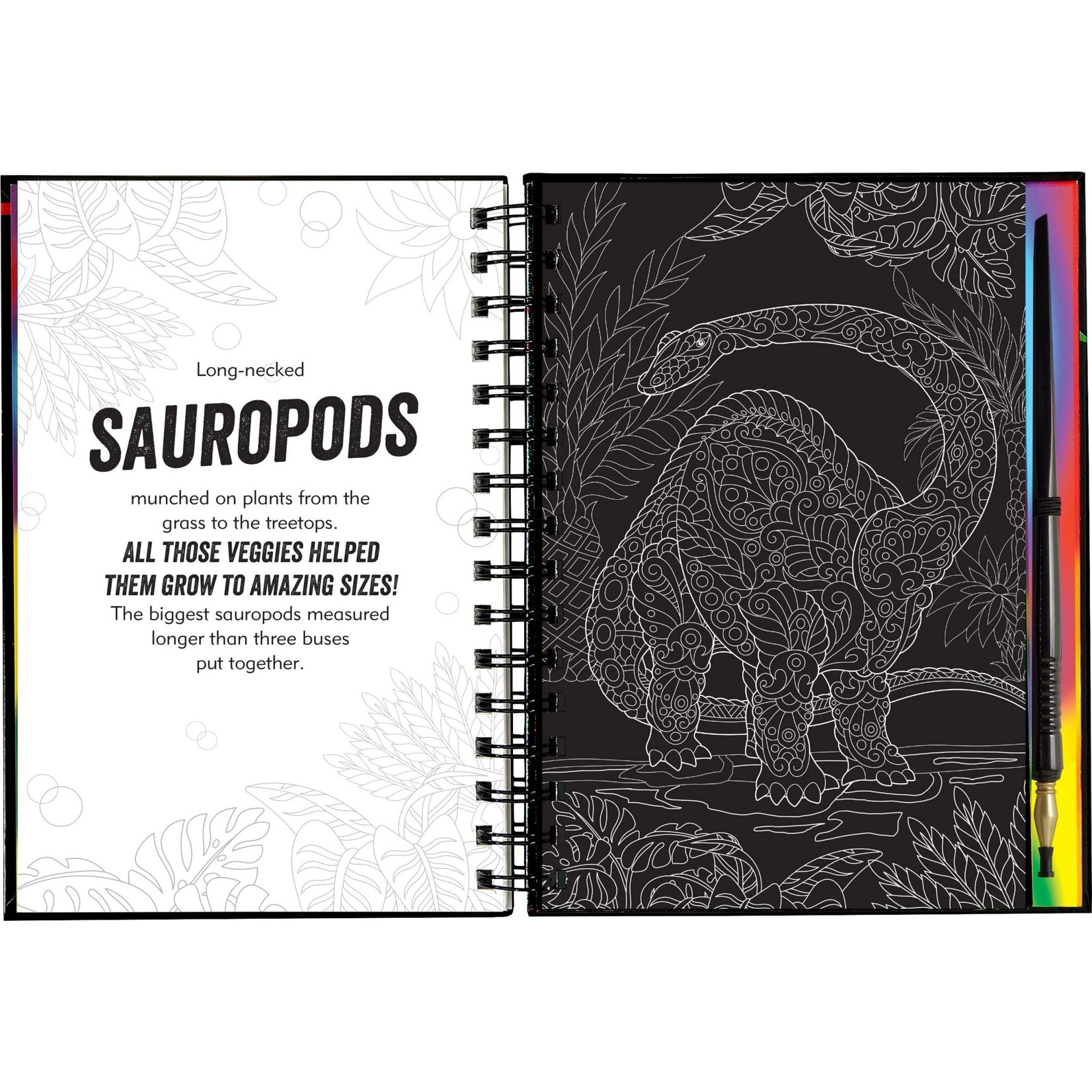 Peter Pauper Press Scratch & Sketch, Extreme Dinosaurs