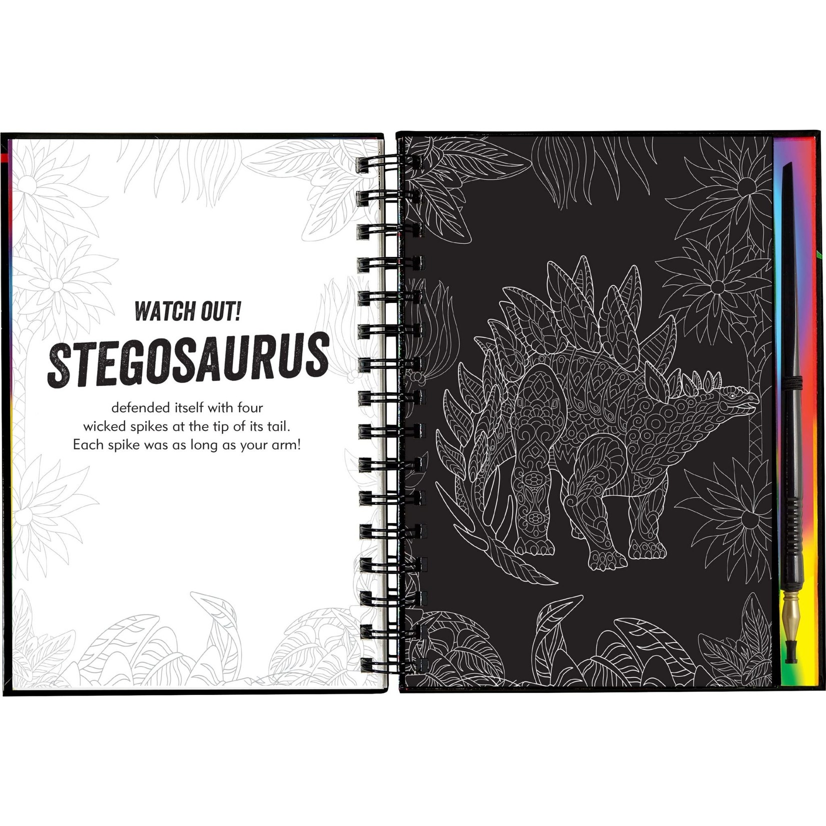 Peter Pauper Press Scratch & Sketch, Extreme Dinosaurs
