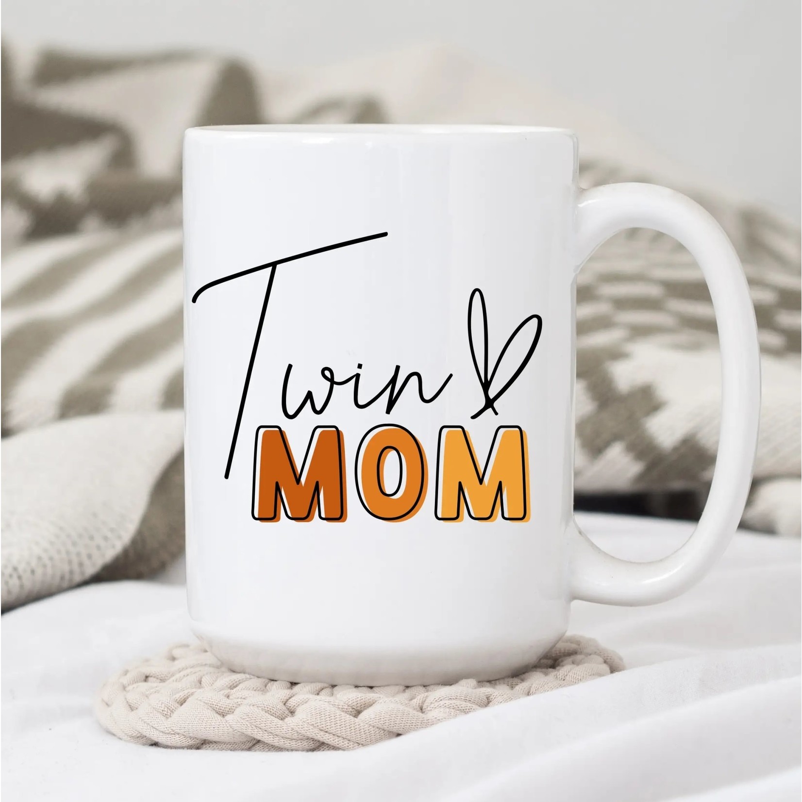 15oz mug, Twin Mom Mug, Twins