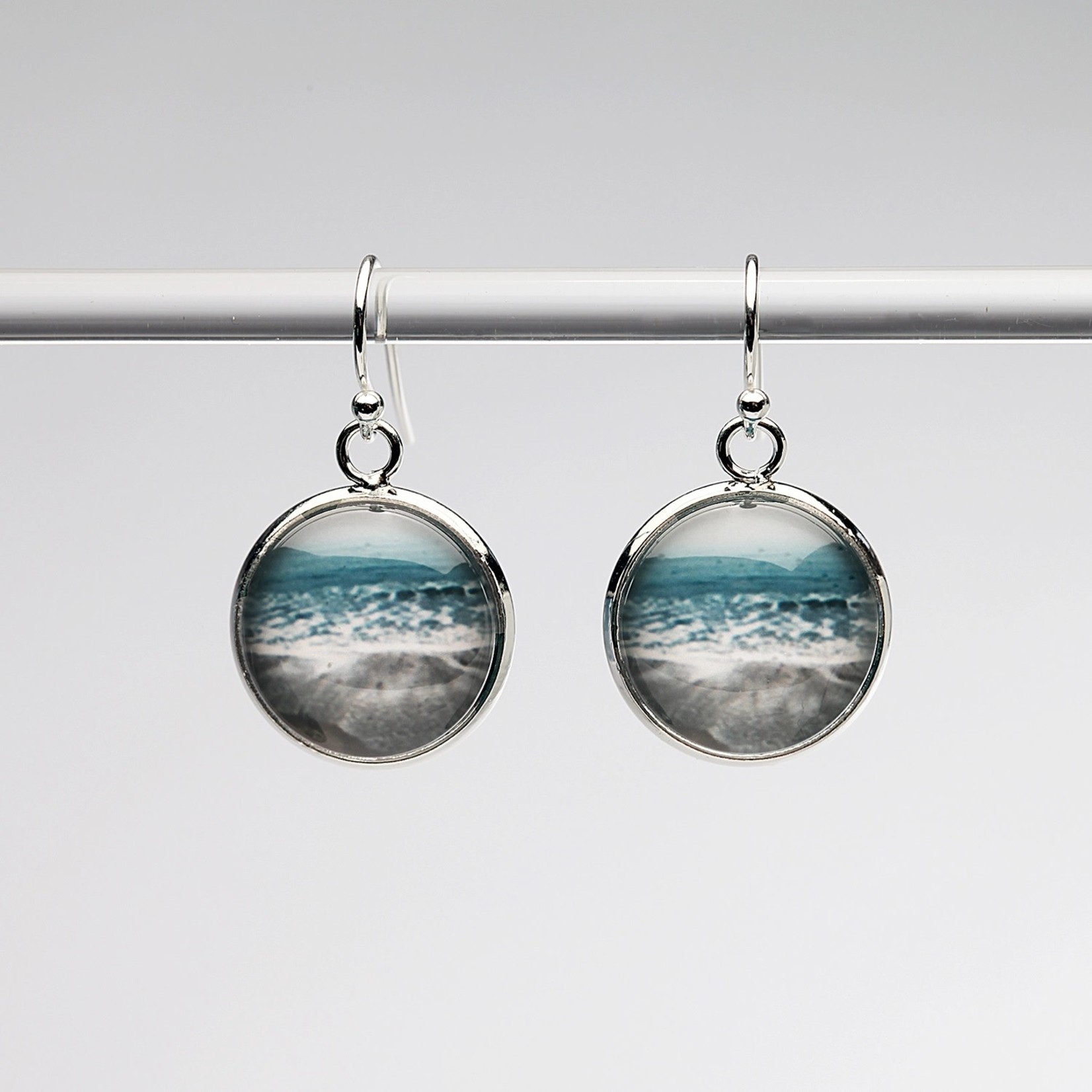 Water Earrings Drop - Aqua Sea
