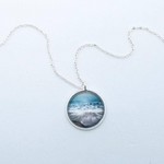 Water Necklace - Aqua Sea 18"