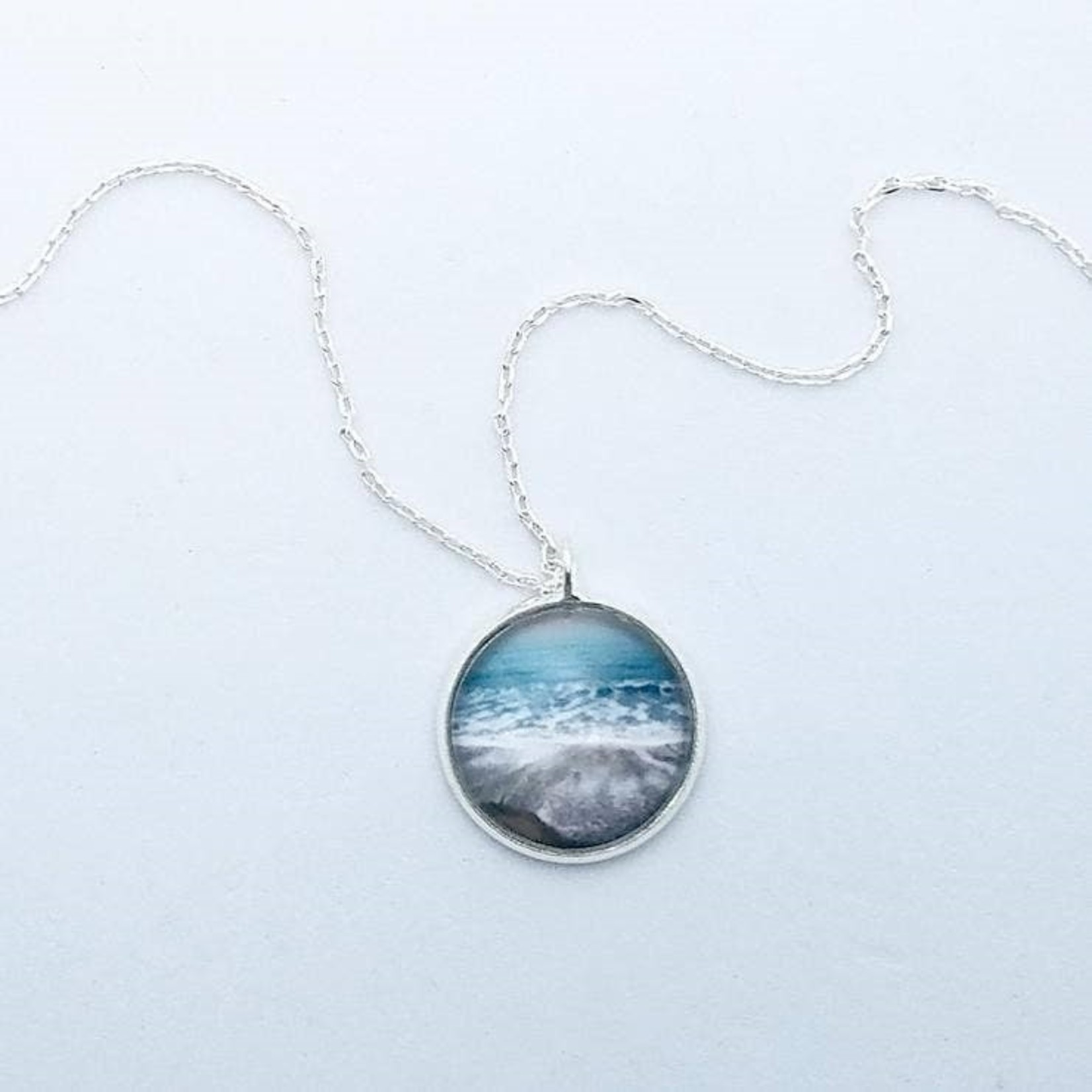 Water Necklace - Aqua Sea 18"