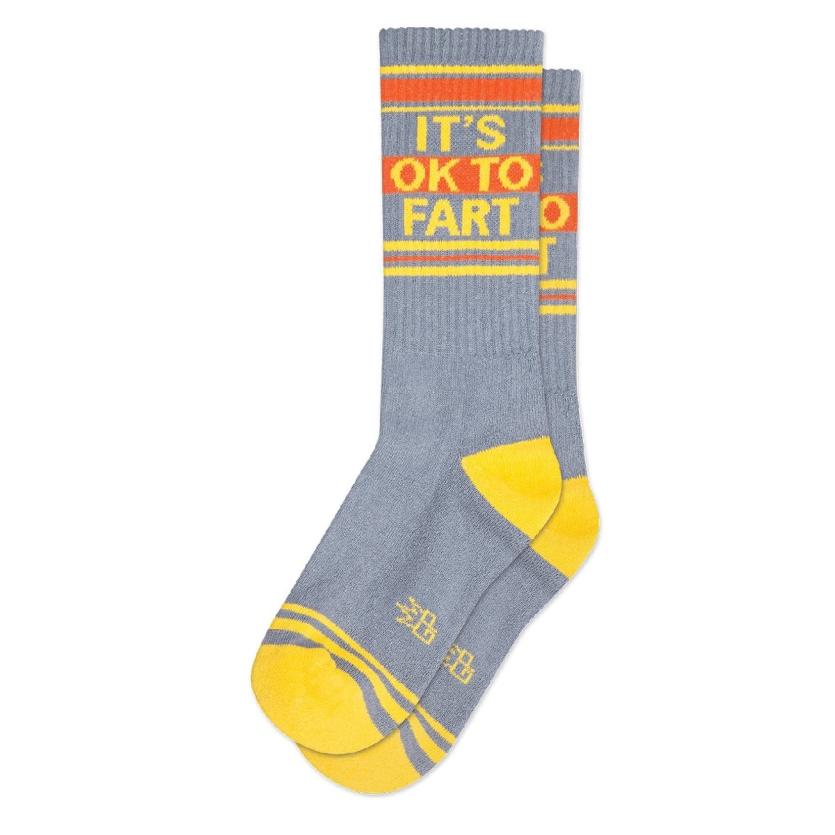 It`s OK To Fart Gym Socks Ribbed Gym Socks