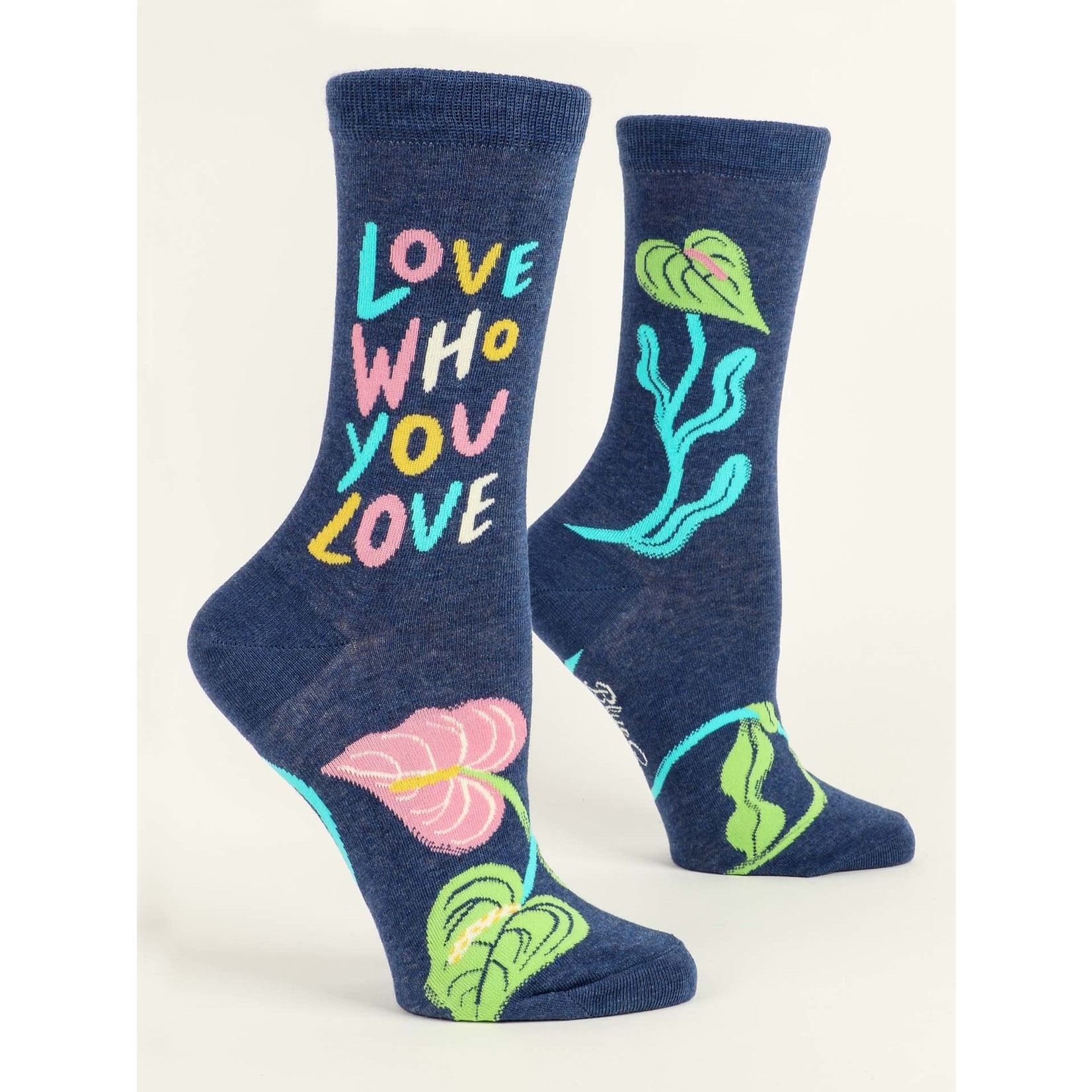 Blue Q Love Who You Love - Crew Socks