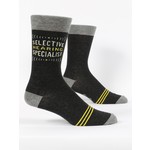 Blue Q Selective Hearing Specialist - Men's Socks