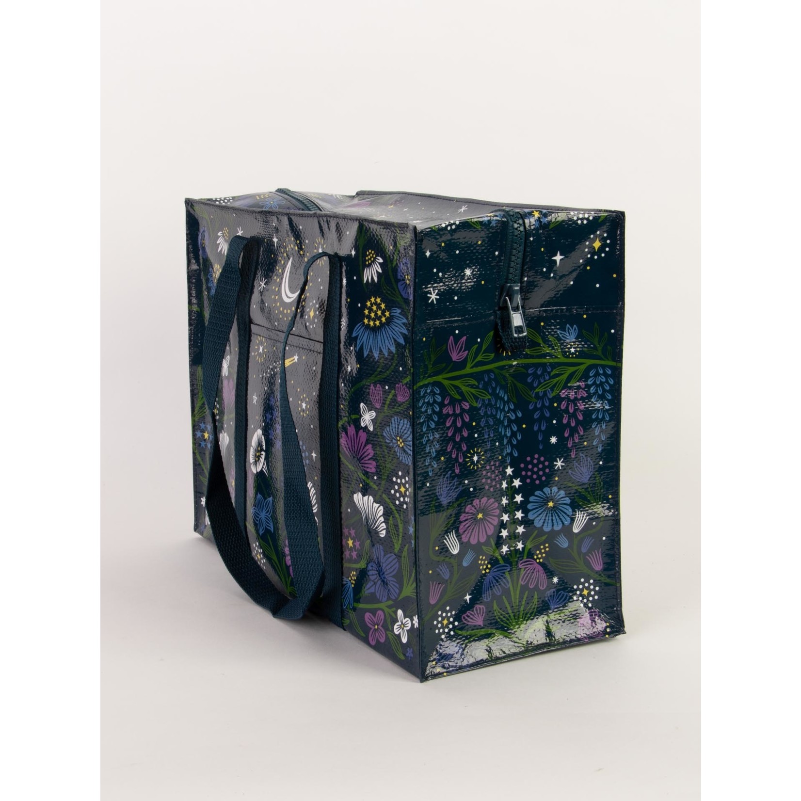  Blue Q Shoulder Totes: The Carry Everywhere Bag With a Hefty  Zipper, Exterior Pocket, Reinforced Floor. 95% Recycled Material (Painted  Tile) : Clothing, Shoes & Jewelry