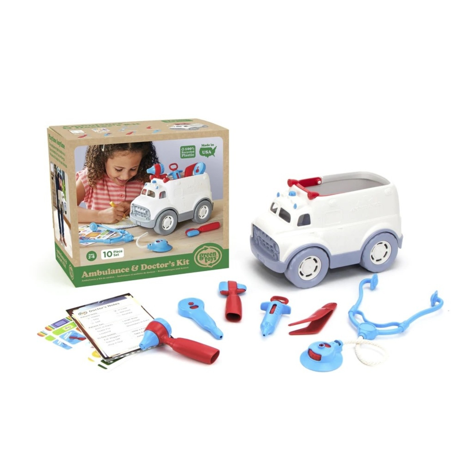 Green Toys - Ambulance & Doctor's Kit 2+