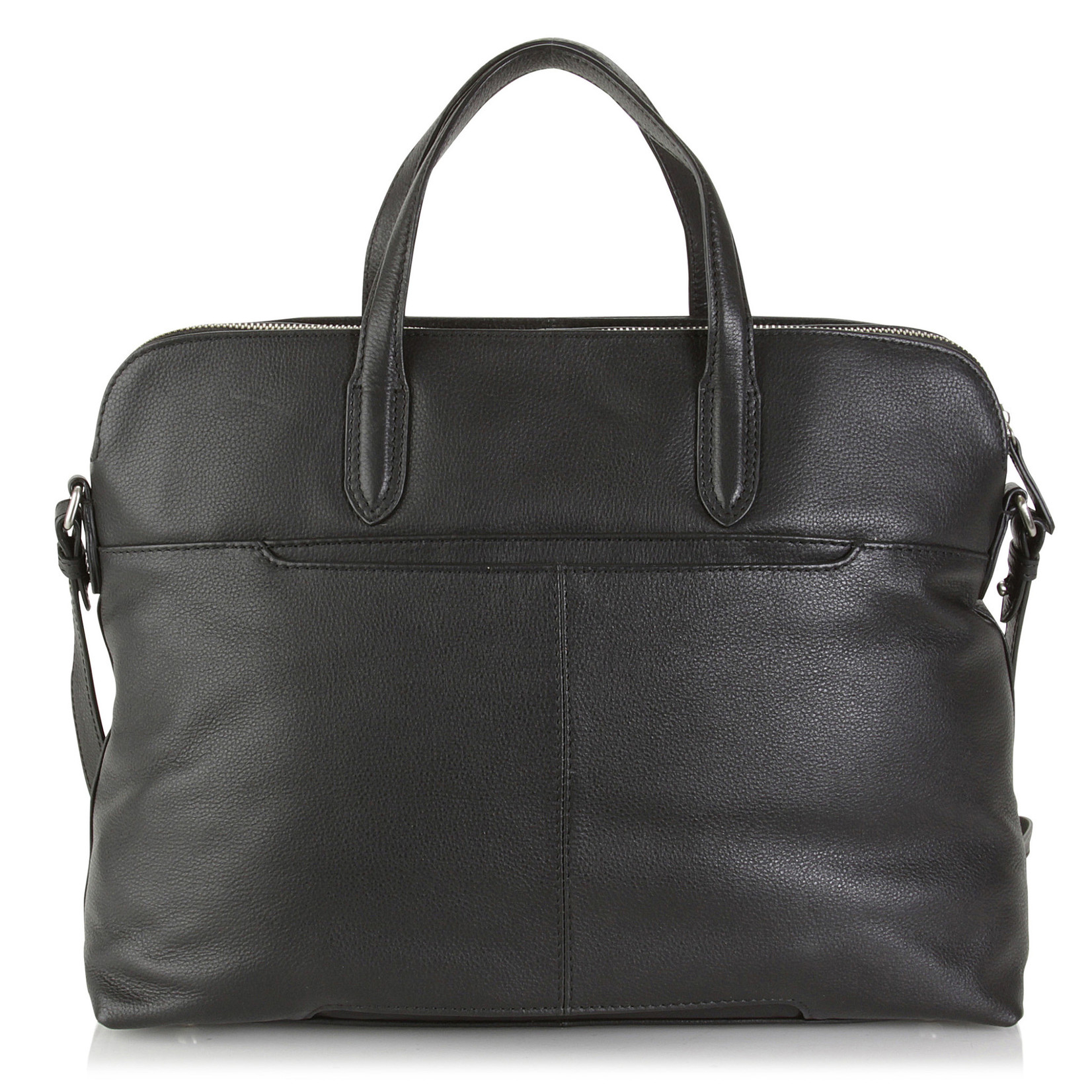 Work Bag - Black Leather