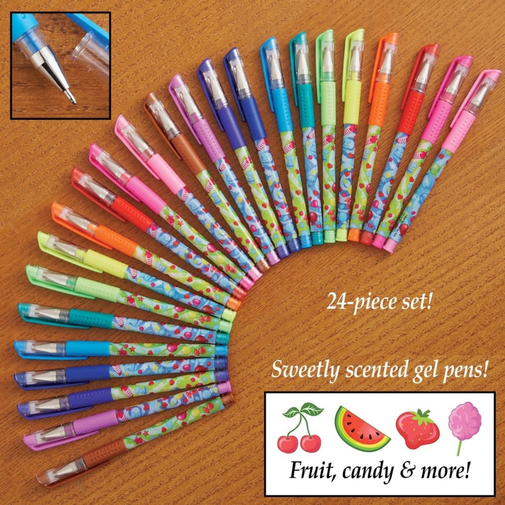 Scentos Scented Sugar Rush Gel Pens - 24PK