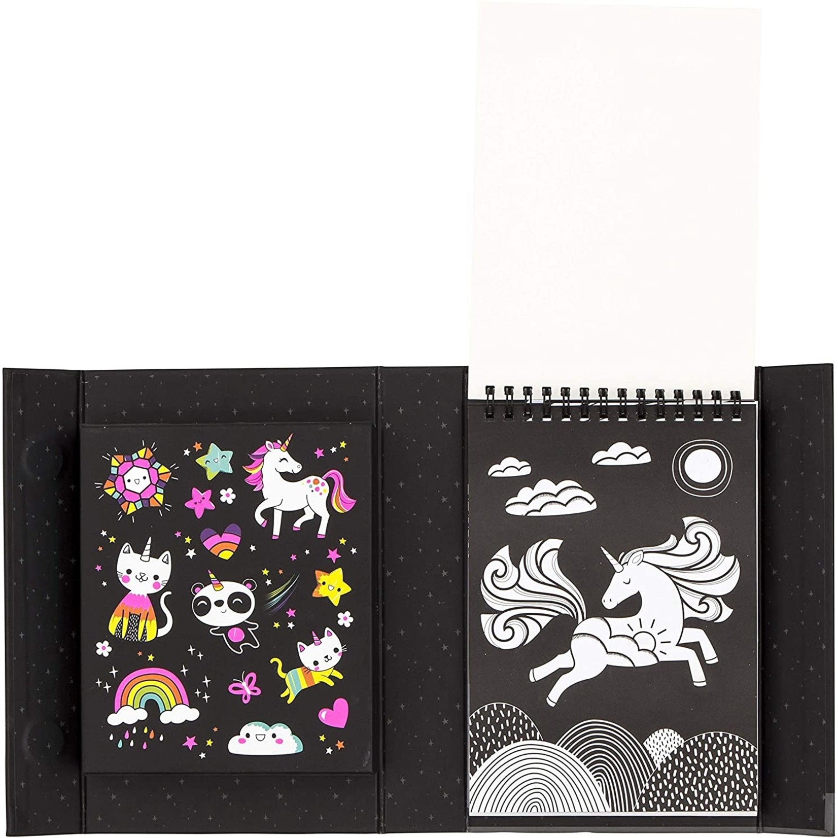 Unicorn & Friend - Neon Coloring Set