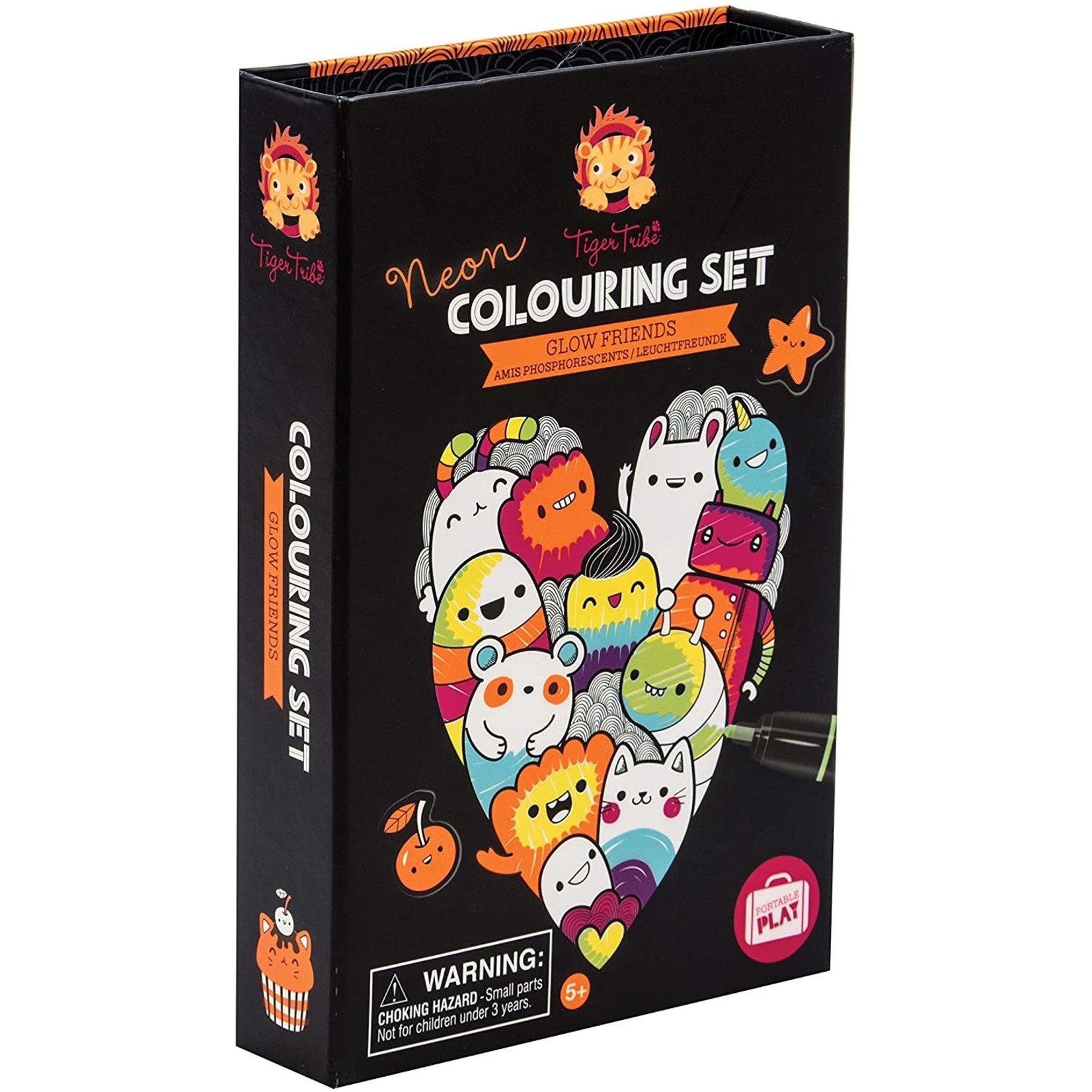 Neon Coloring Set - Glow Friends