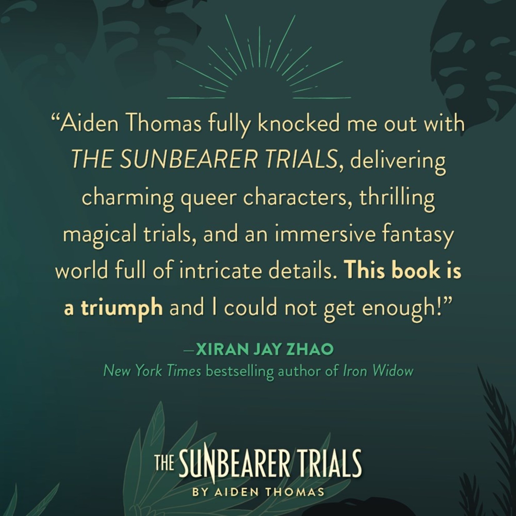 The Sunbearer Trials (Sunbearer Duology #1)