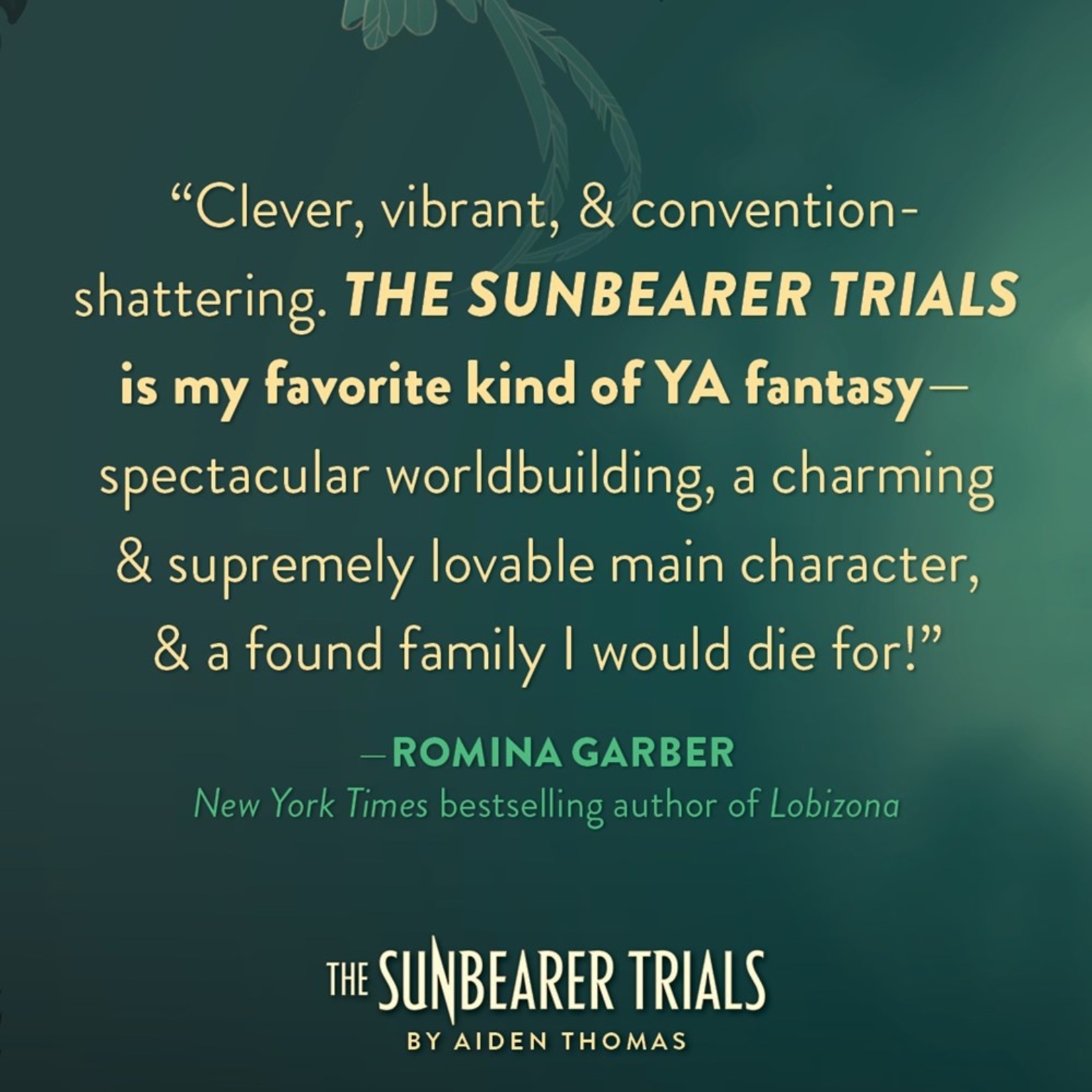 The Sunbearer Trials (Sunbearer Duology #1) - SIGNED COPY
