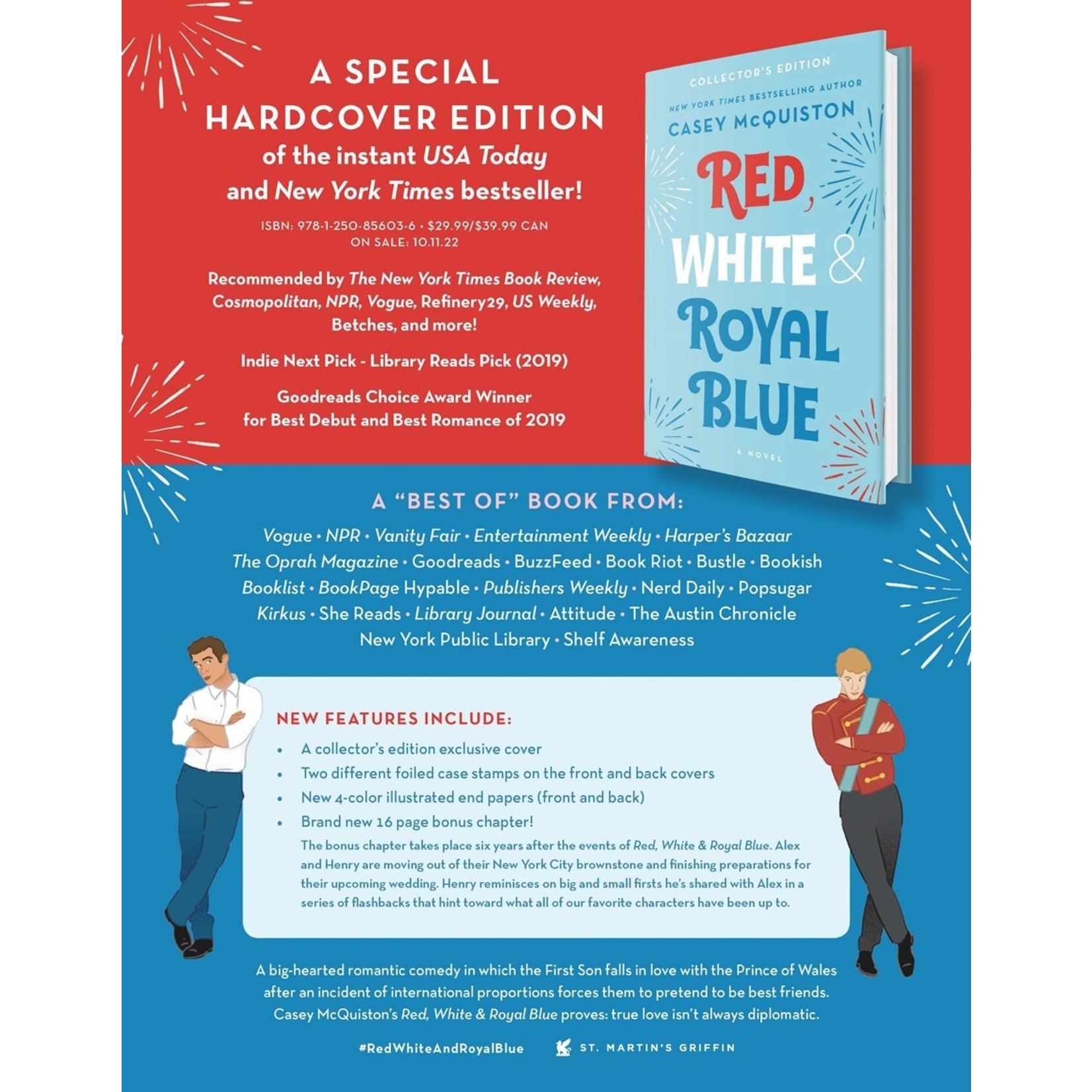 Red, White & Royal Blue: Collector's Edition - Maxima Gift and Book Center