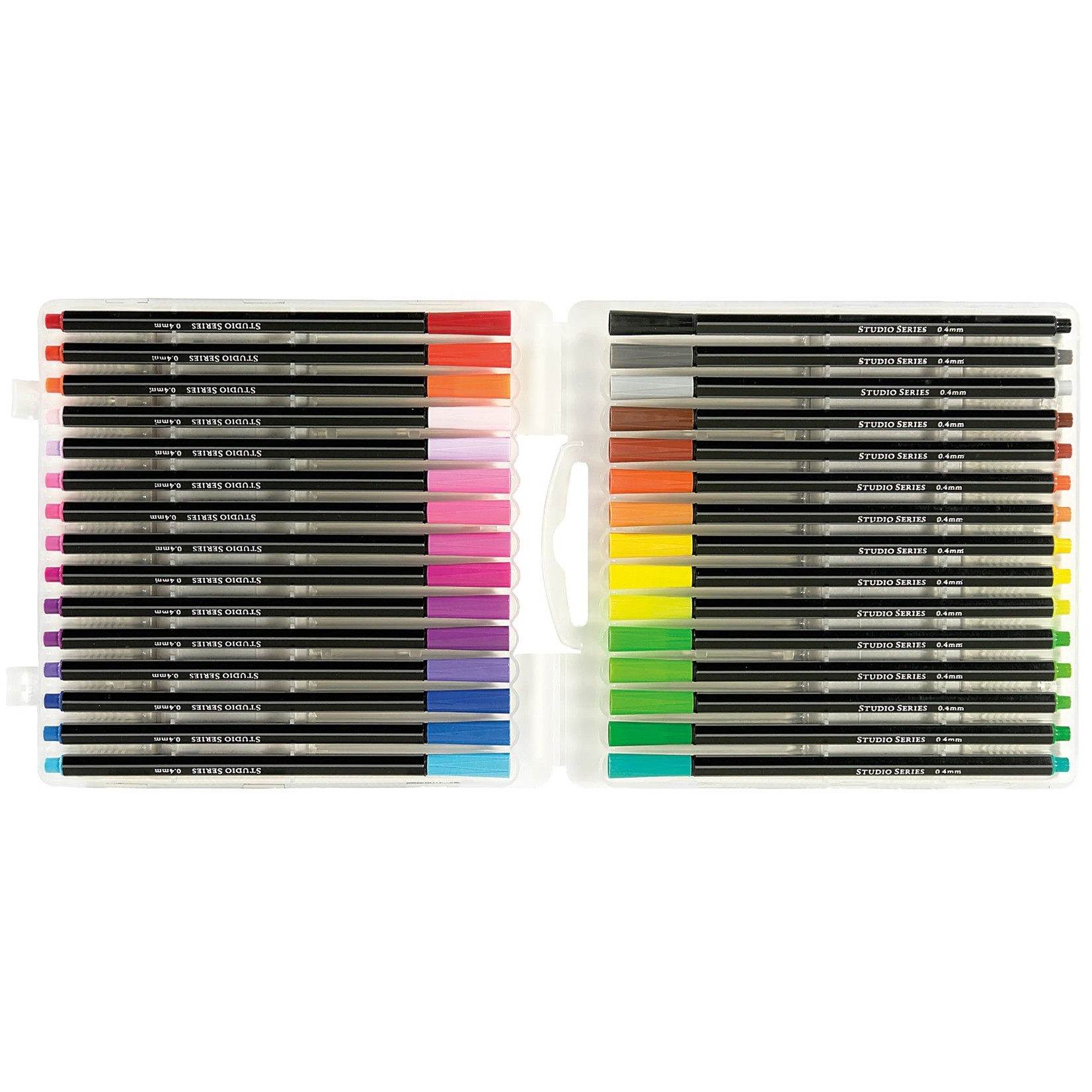 Peter Pauper Press Studio Series Fine-Line Marker Set (30 colors, 0.4mm tip)