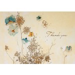 Peter Pauper Press Boxed Thank You Notes: Watercolor Flowers