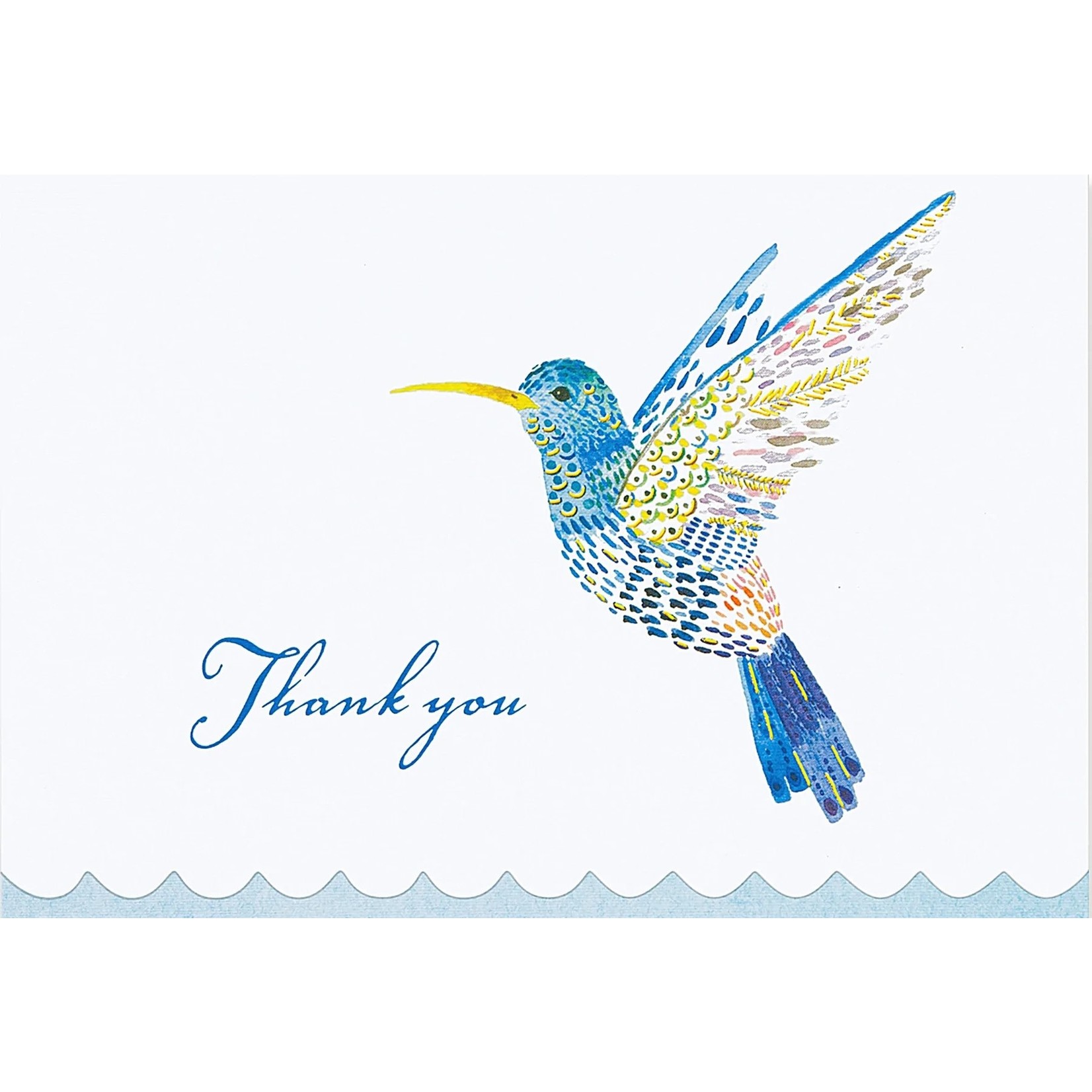 Peter Pauper Press Boxed Thank You Notes: Watercolor Hummingbird
