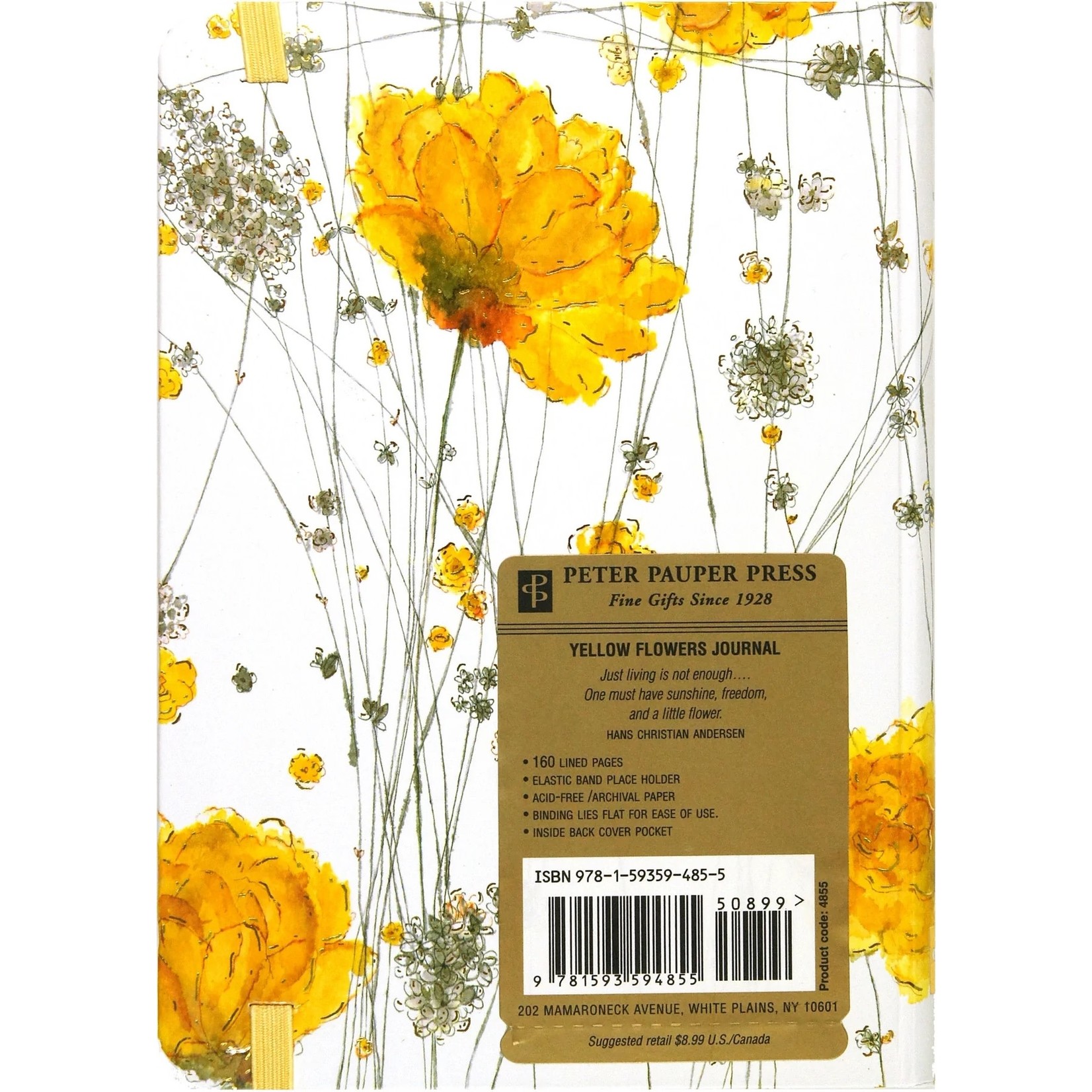 Peter Pauper Press Small Journal: Yellow Flowers