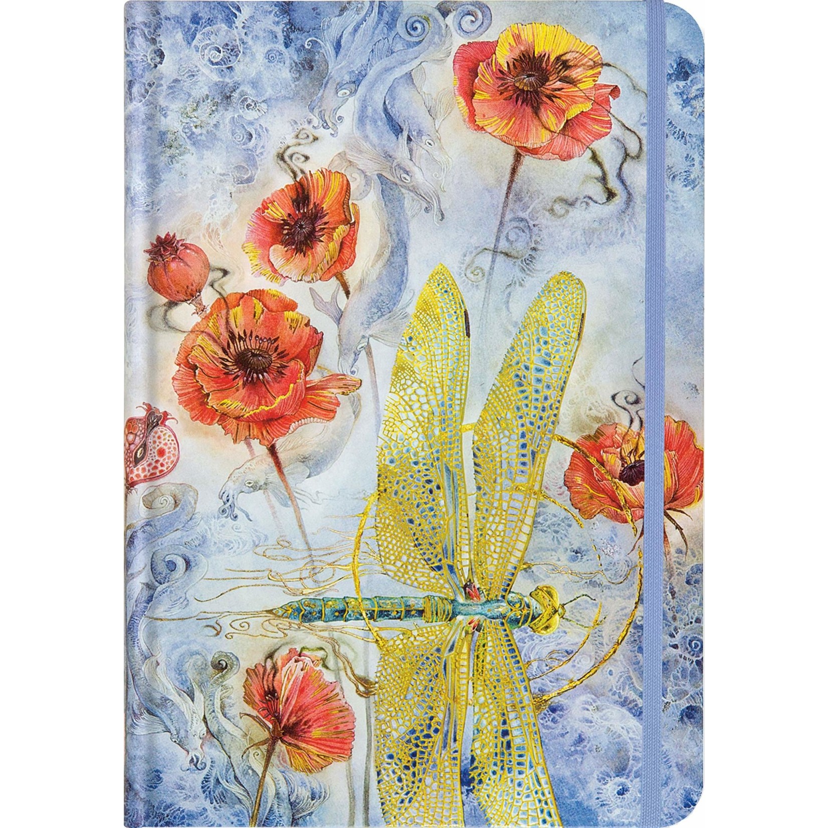 Peter Pauper Press Small Journal: Indigo Dragonfly