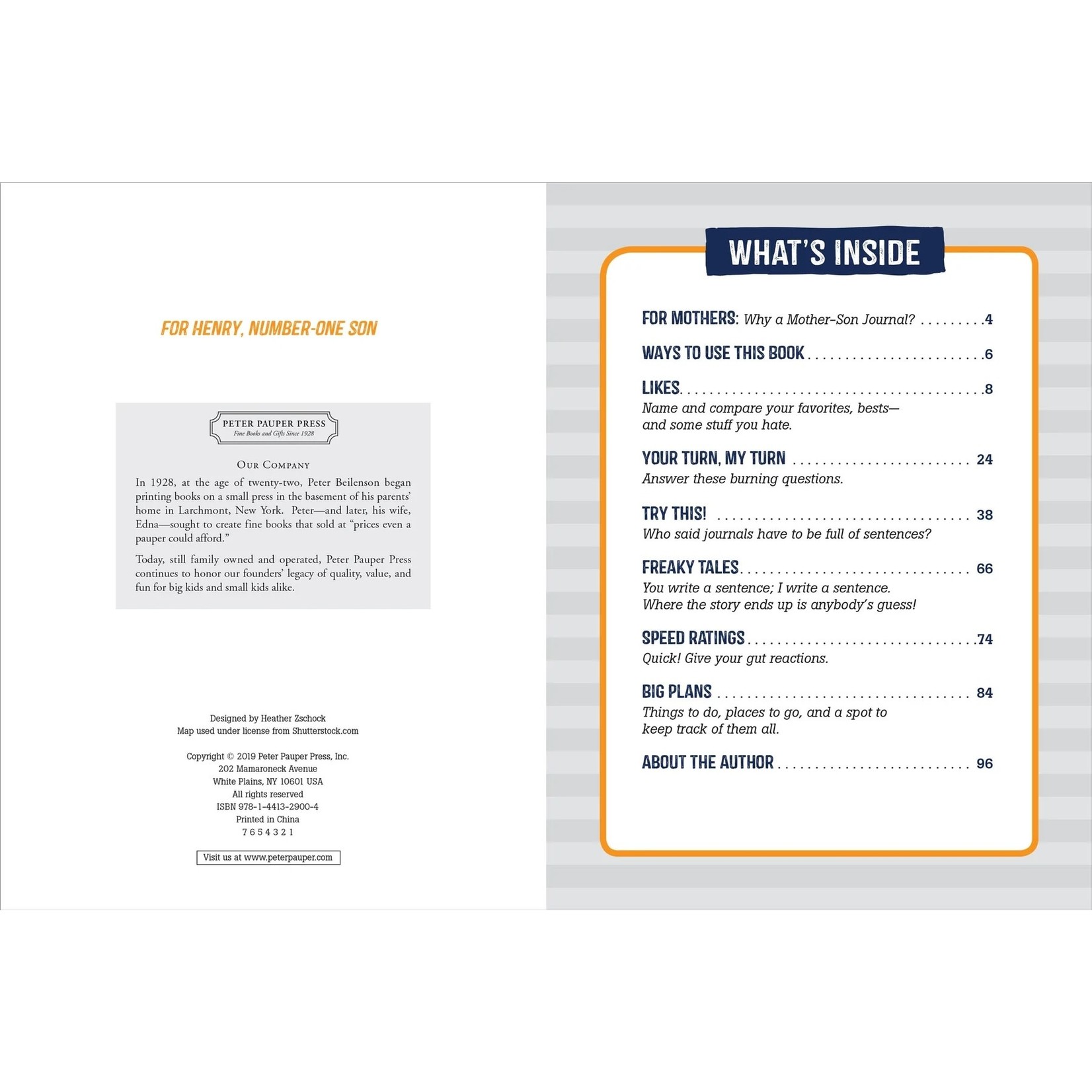 Mother & Son Our BackandForth Journal Maxima Gift and Book Center