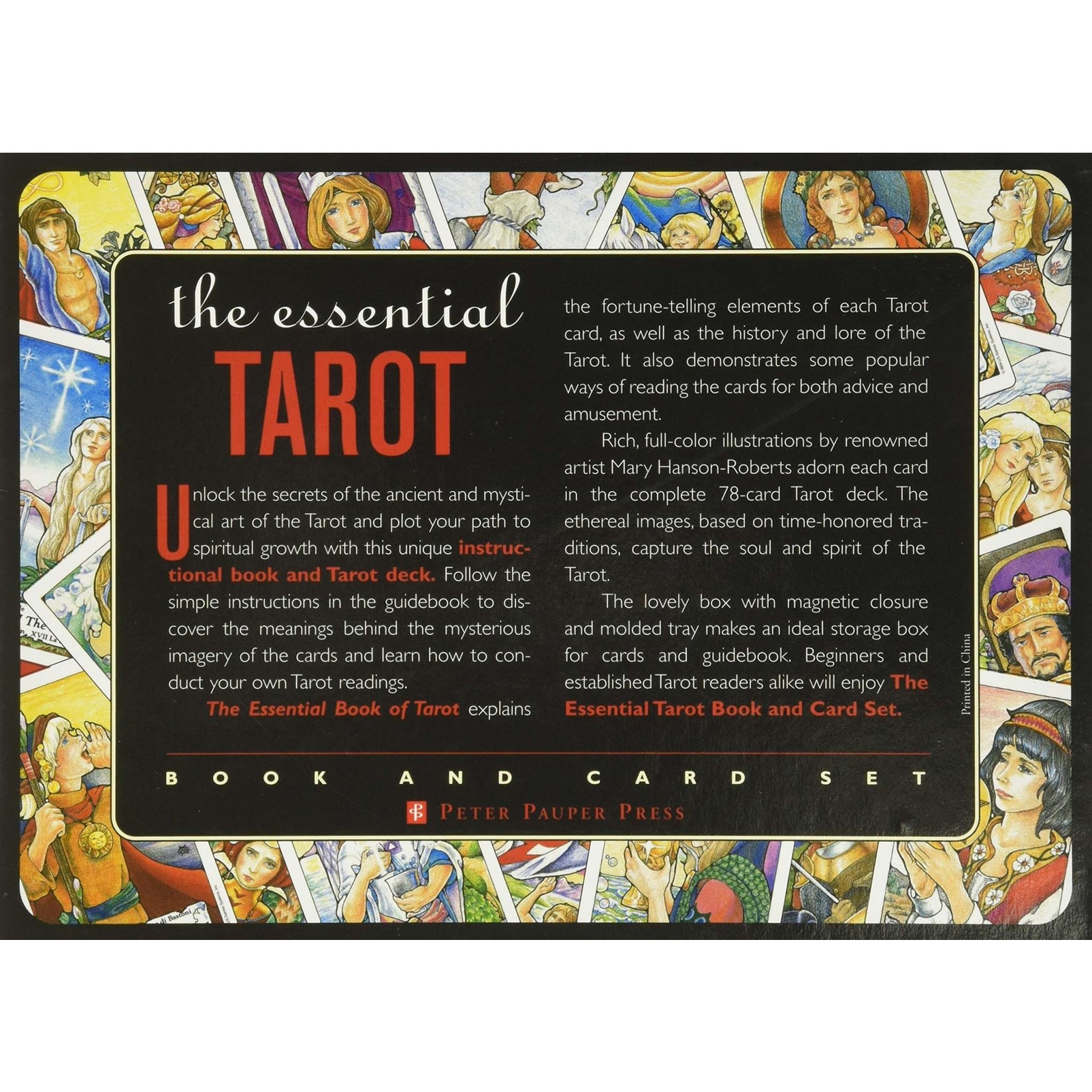 Peter Pauper Press Essential Tarot Book and Card Set