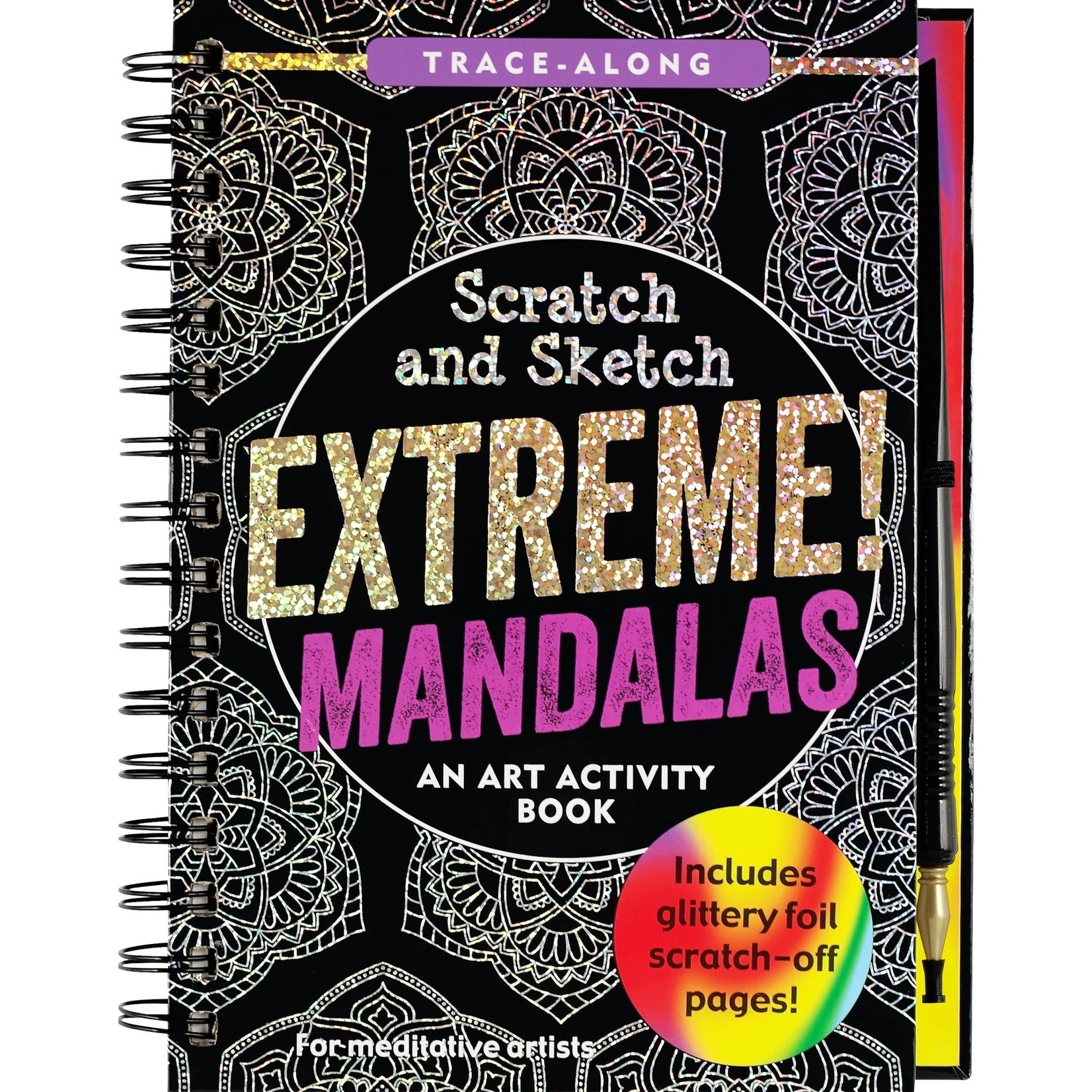 Peter Pauper Press Scratch & Sketch Extreme! Mandalas