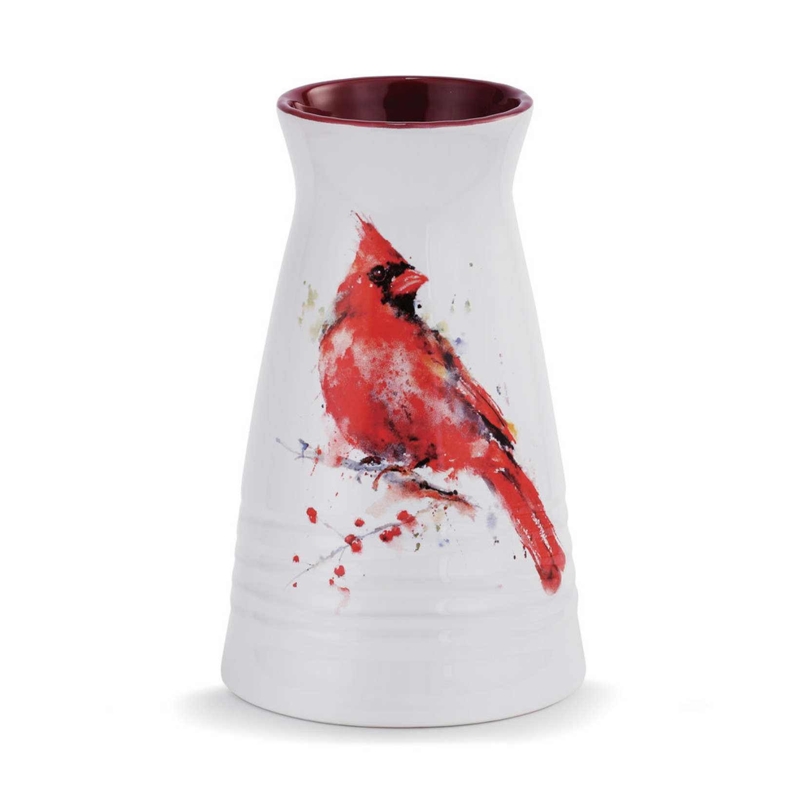 DC Redhead Cardinal Vase