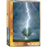 Lightning Striking Tree 1000 Piece Puzzle