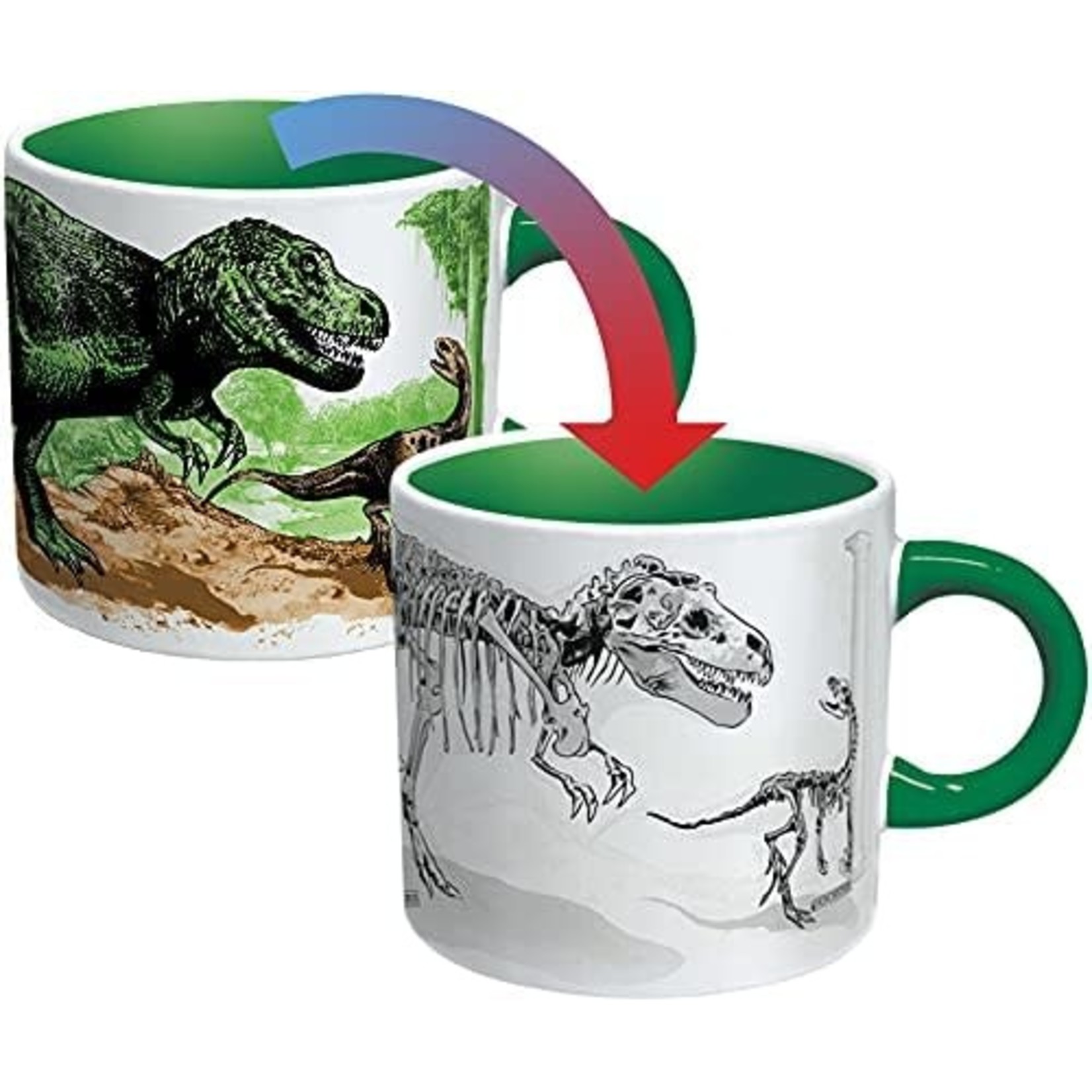 The Unemployed Philosophers Guild Dinosaur Heat-Changing Mug
