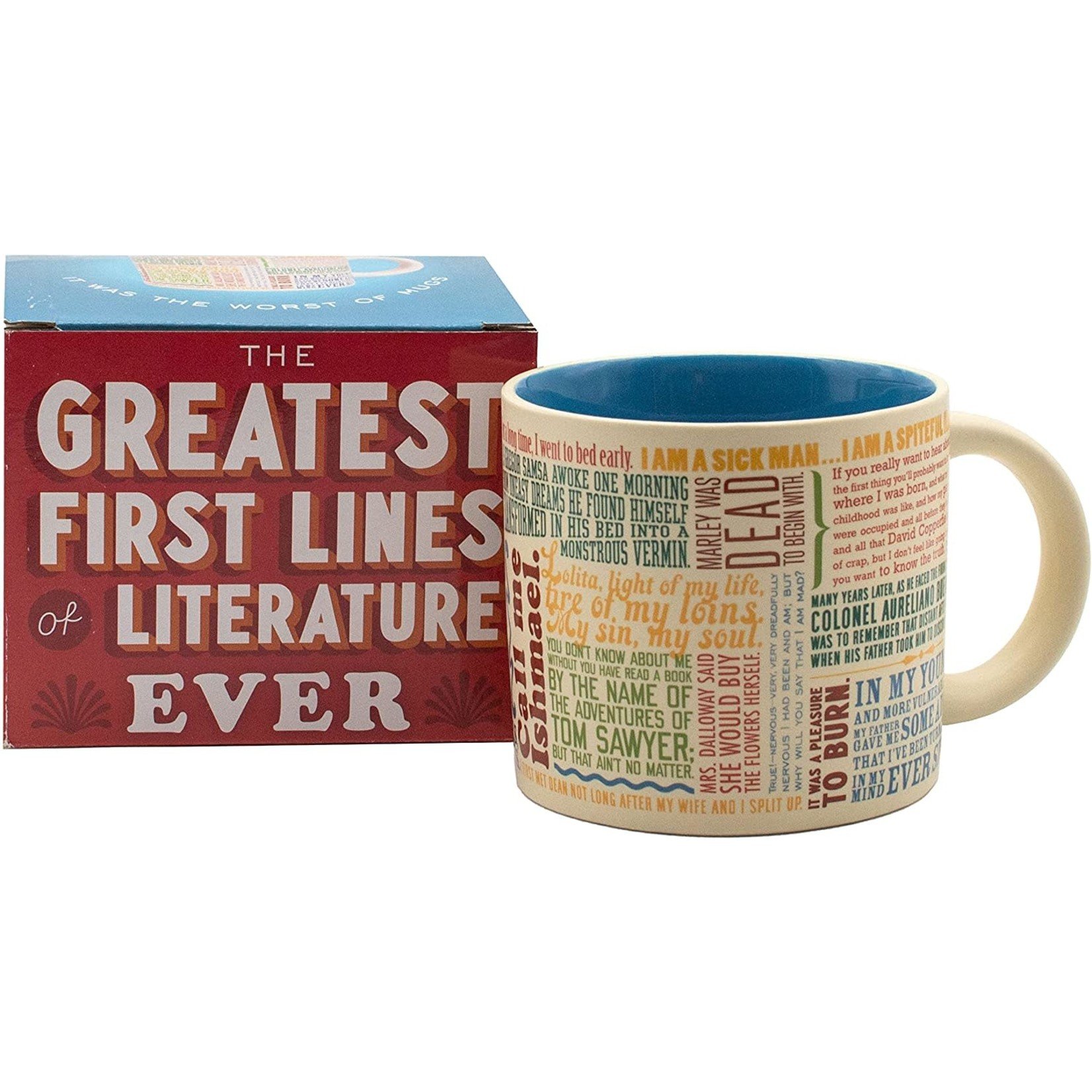 First Lines Literature Mug