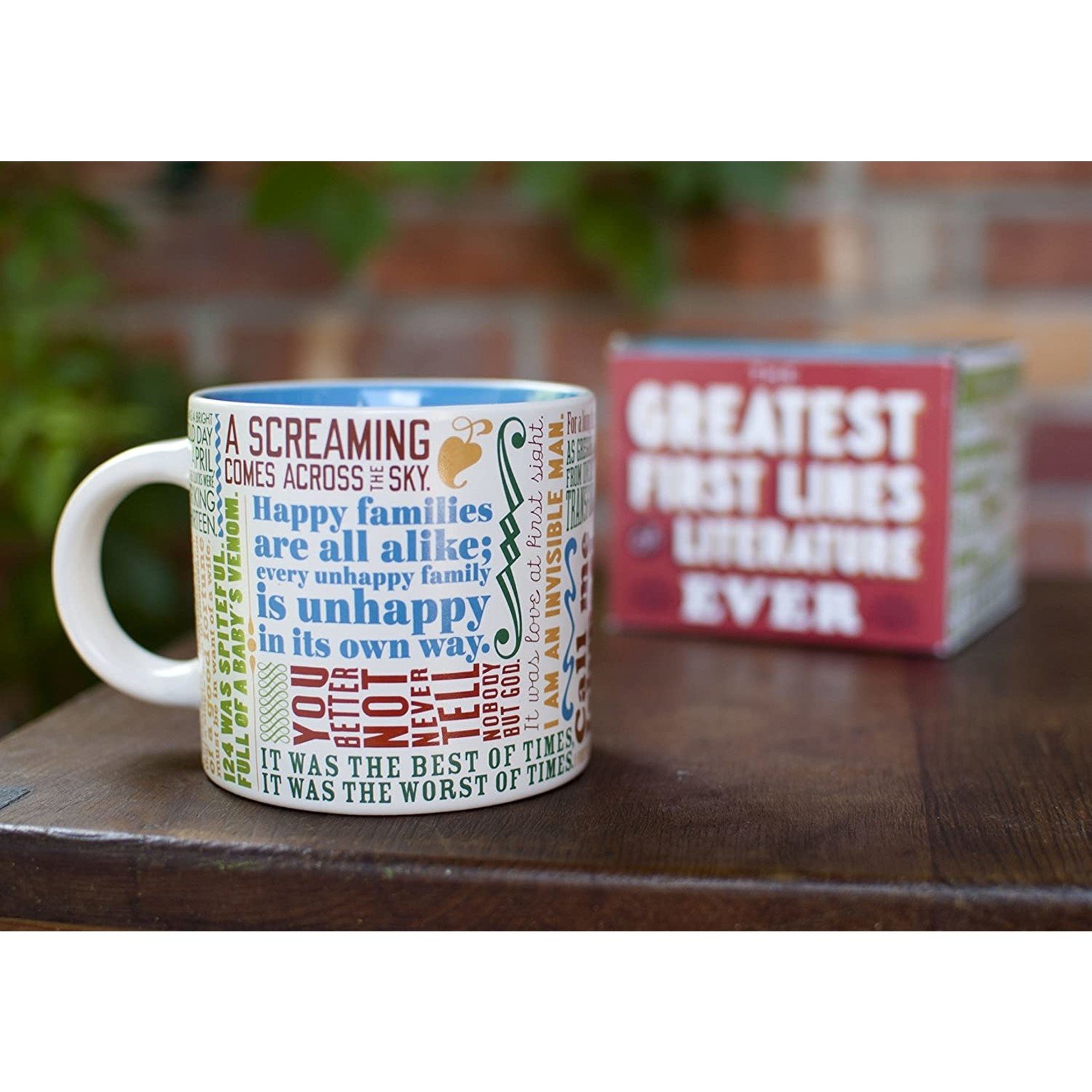 First Lines Literature Mug