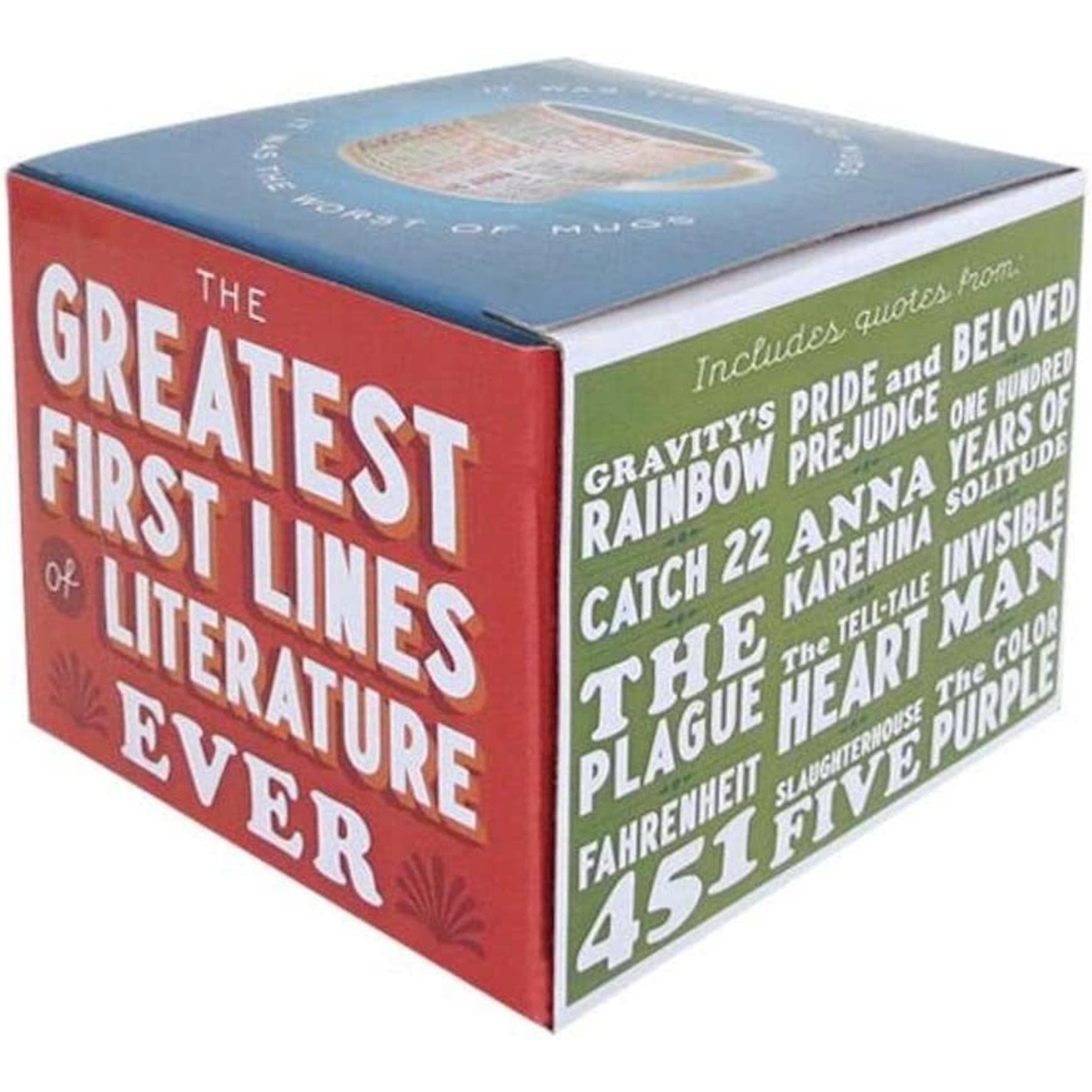 First Lines Literature Mug