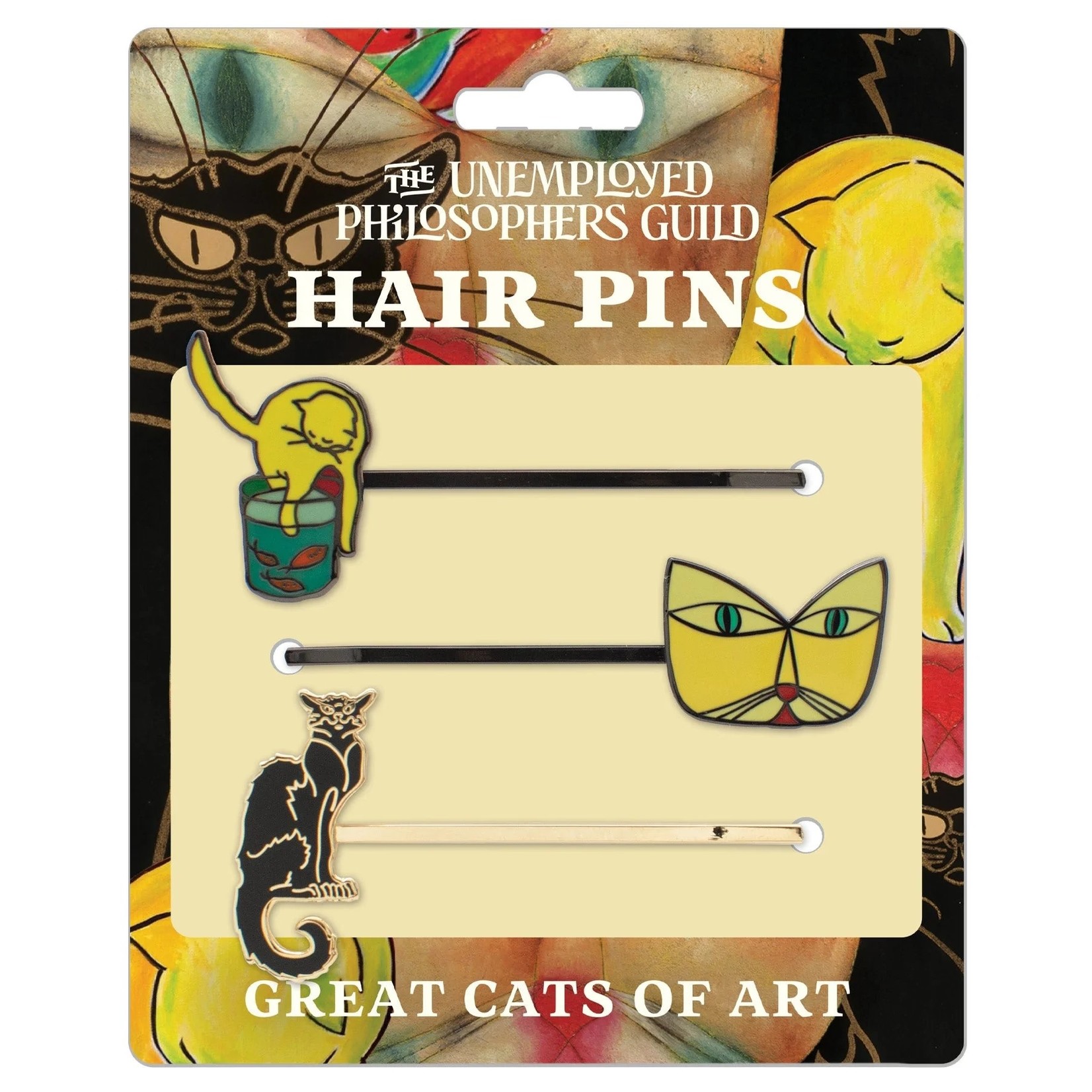 Hair Pins: Great Cats of Art