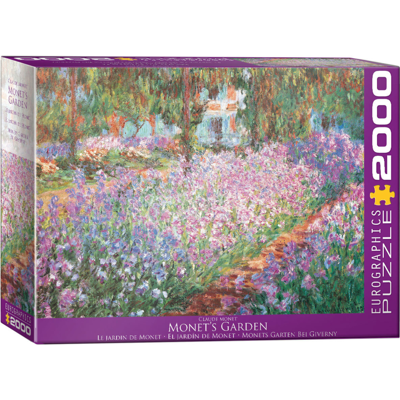Monet's Garden by Claude Monet 2000 Piece Puzzle