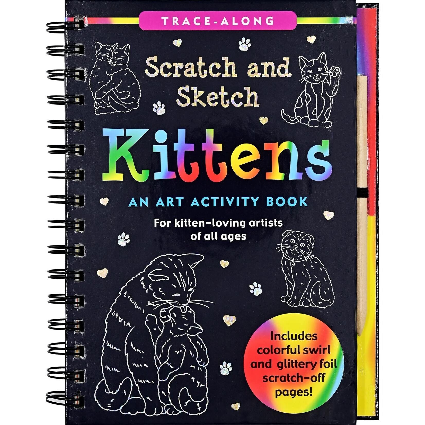 Peter Pauper Press Scratch & Sketch Kittens