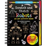 Peter Pauper Press Scratch & Sketch Robots (Trace-Along)