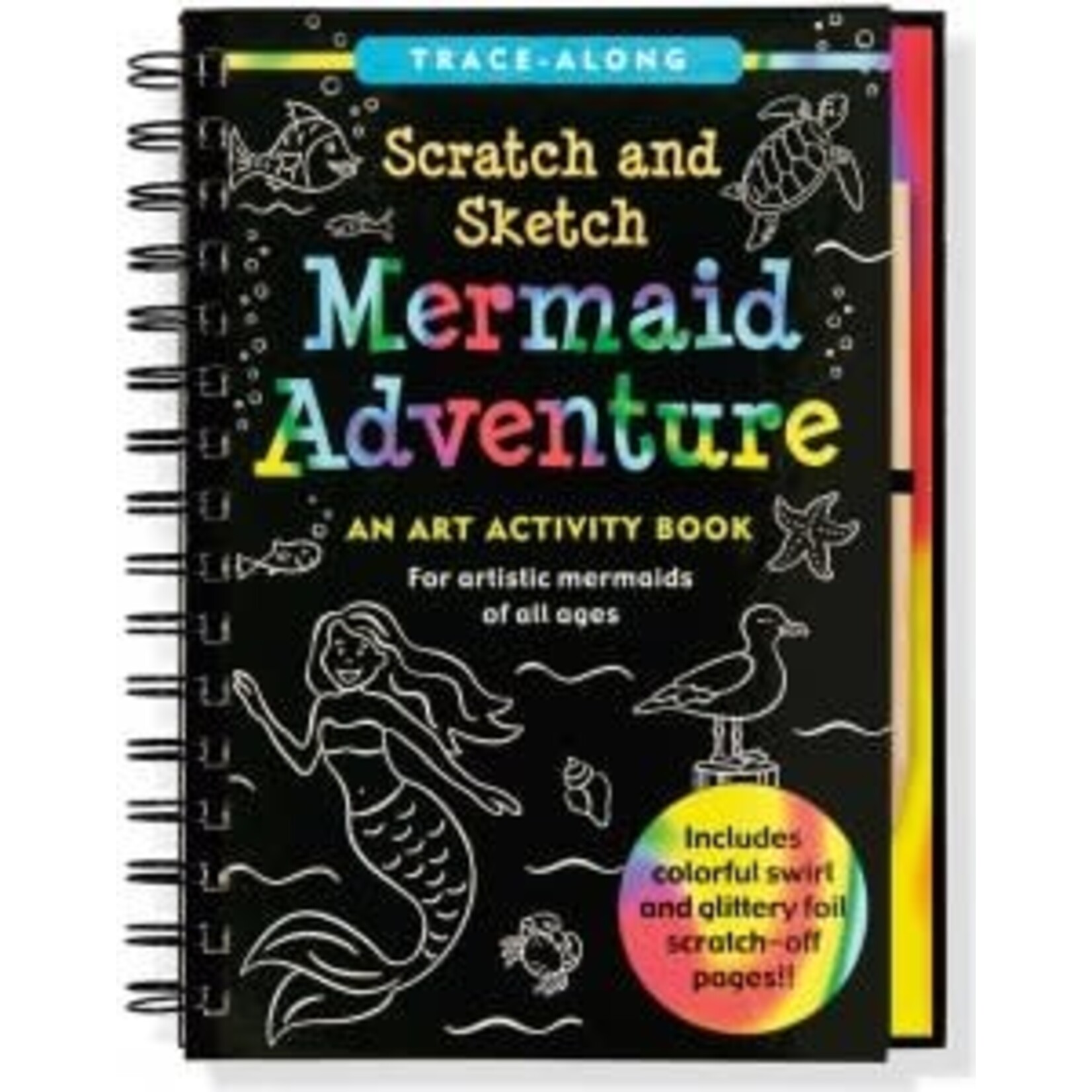 Peter Pauper Press Scratch & Sketch Mermaid Adventure (Trace-Along)