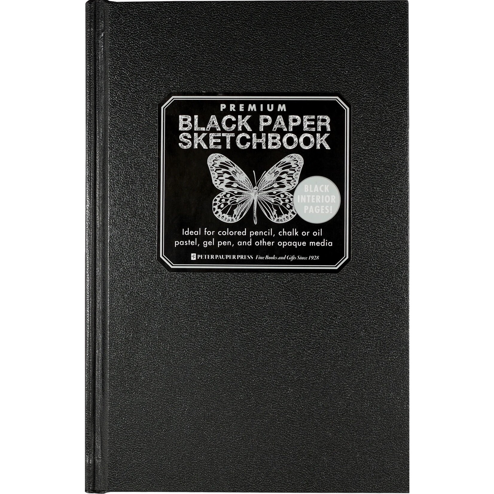 Peter Pauper Press Premium Black Paper Sketchbook