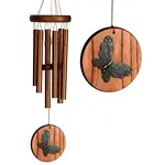 Woodstock Habitats™ Chime - Teak, Butterfly