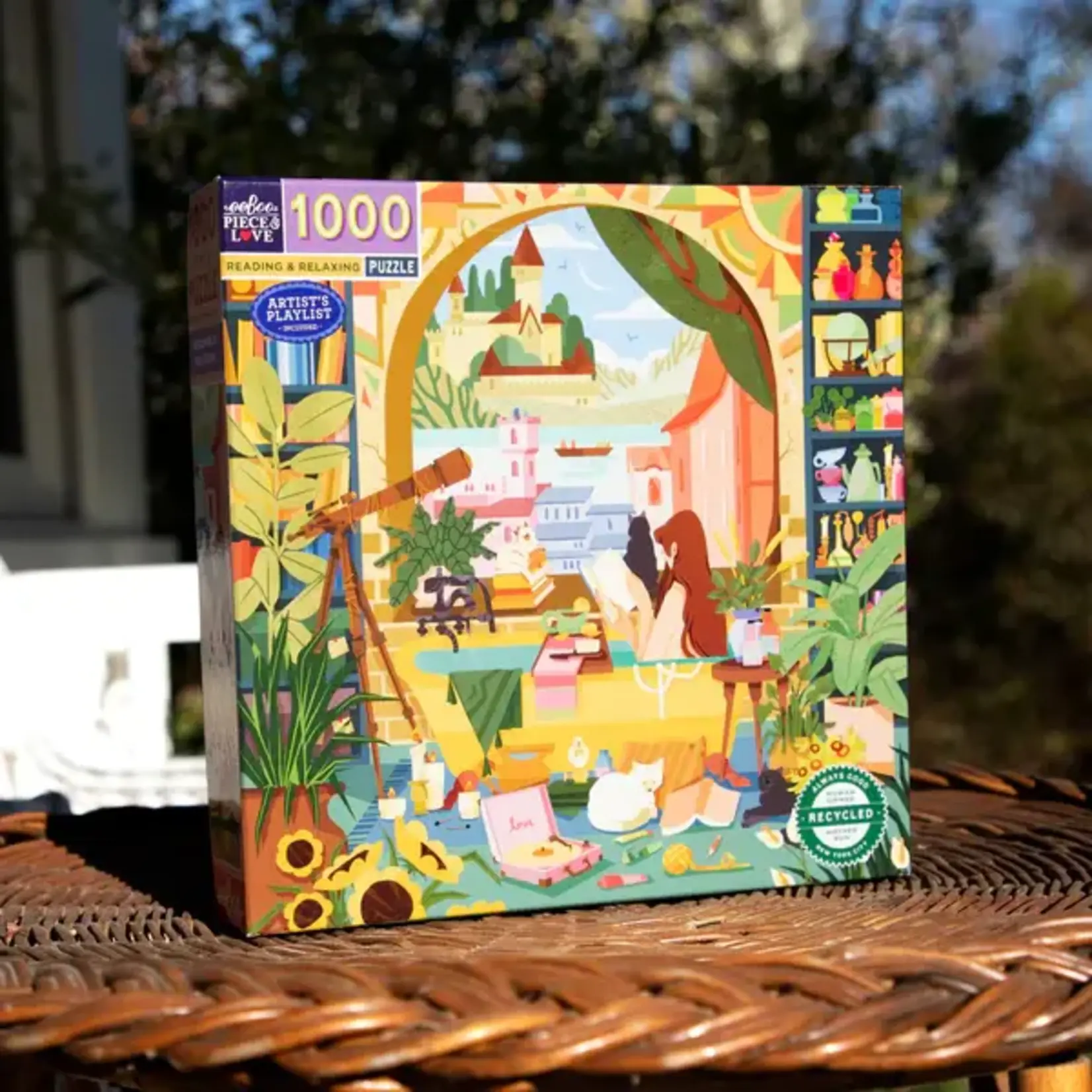 eeboo Reading & Relaxing 1000 Piece Puzzle (O/P)