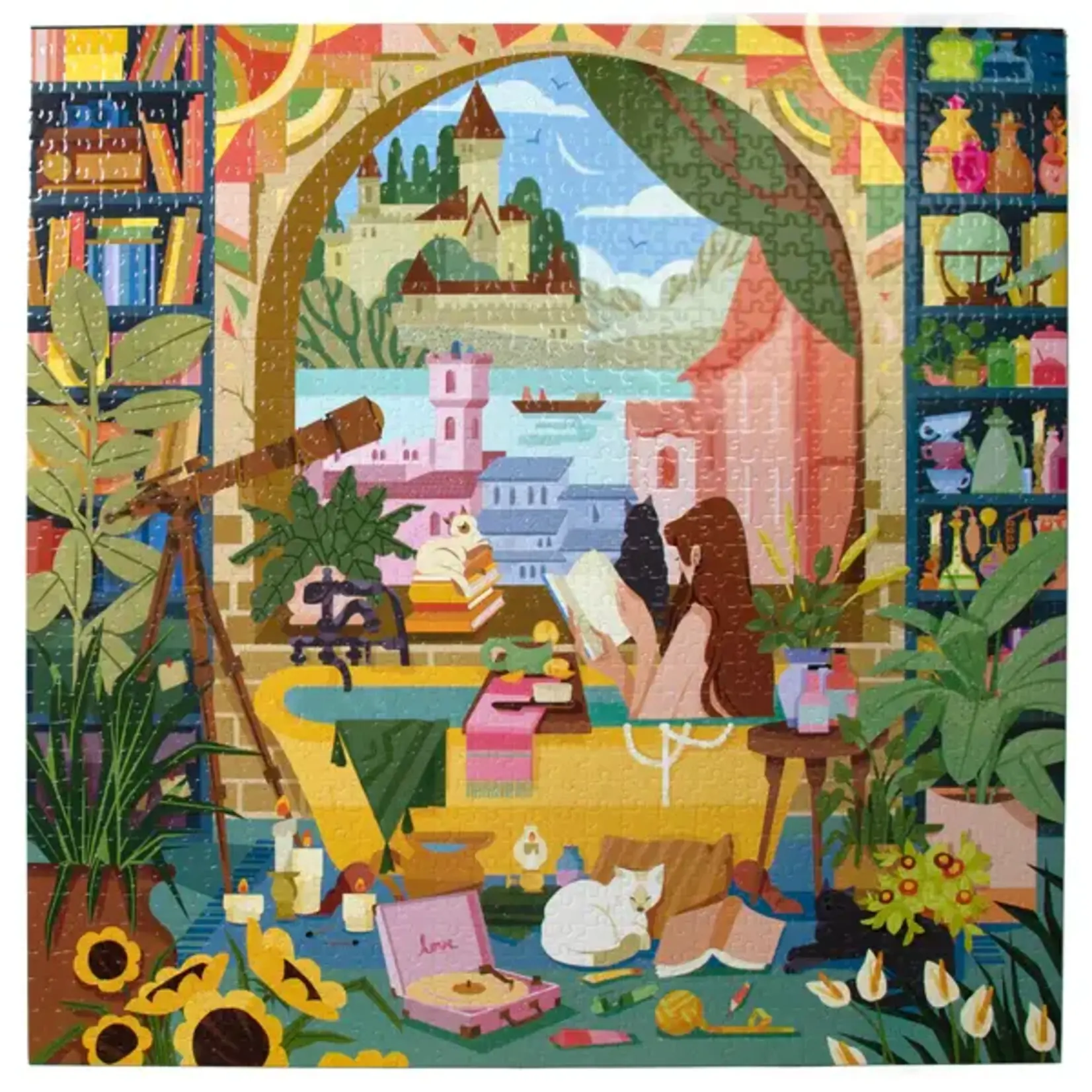 eeboo Reading & Relaxing 1000 Piece Puzzle (O/P)