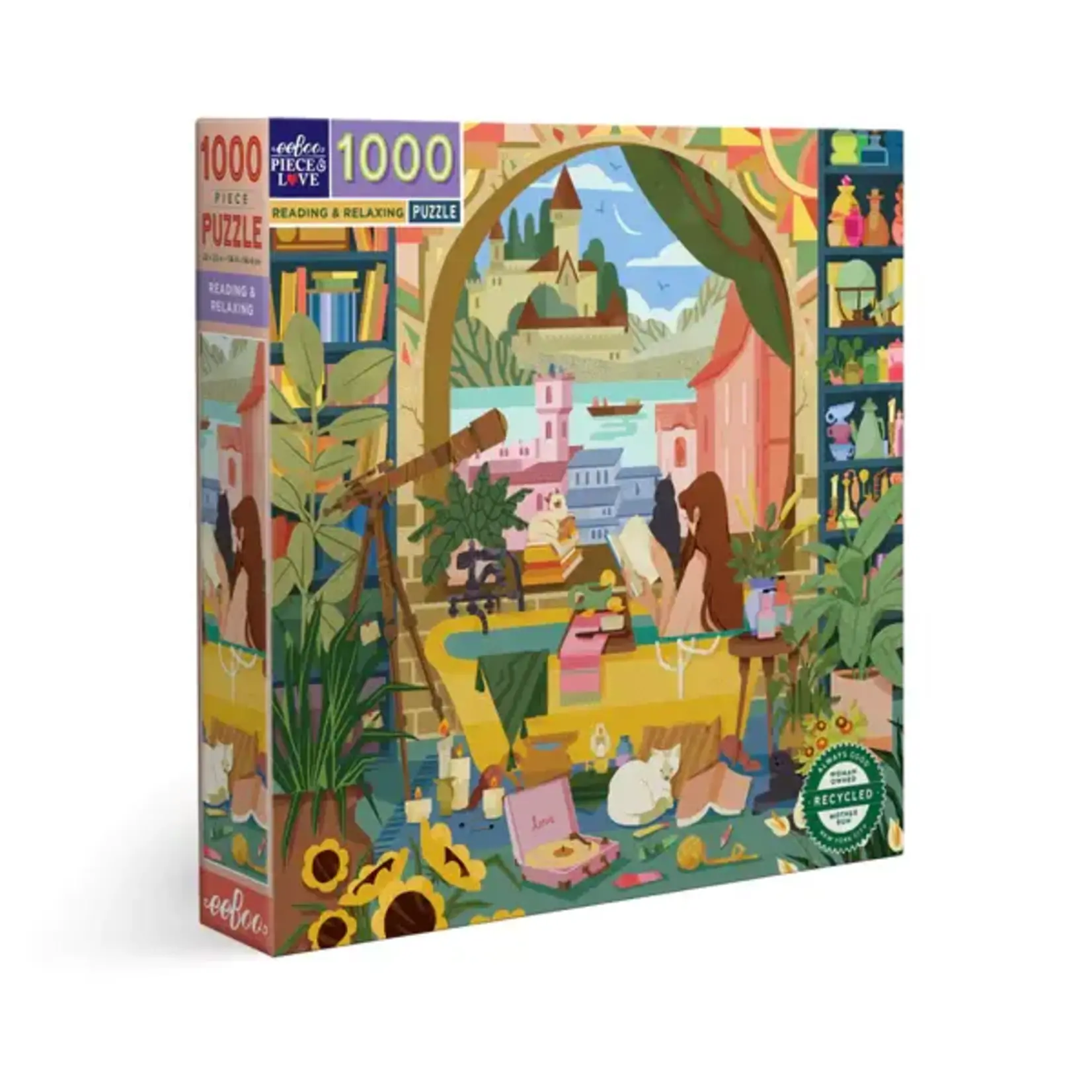 eeboo Reading & Relaxing 1000 Piece Puzzle